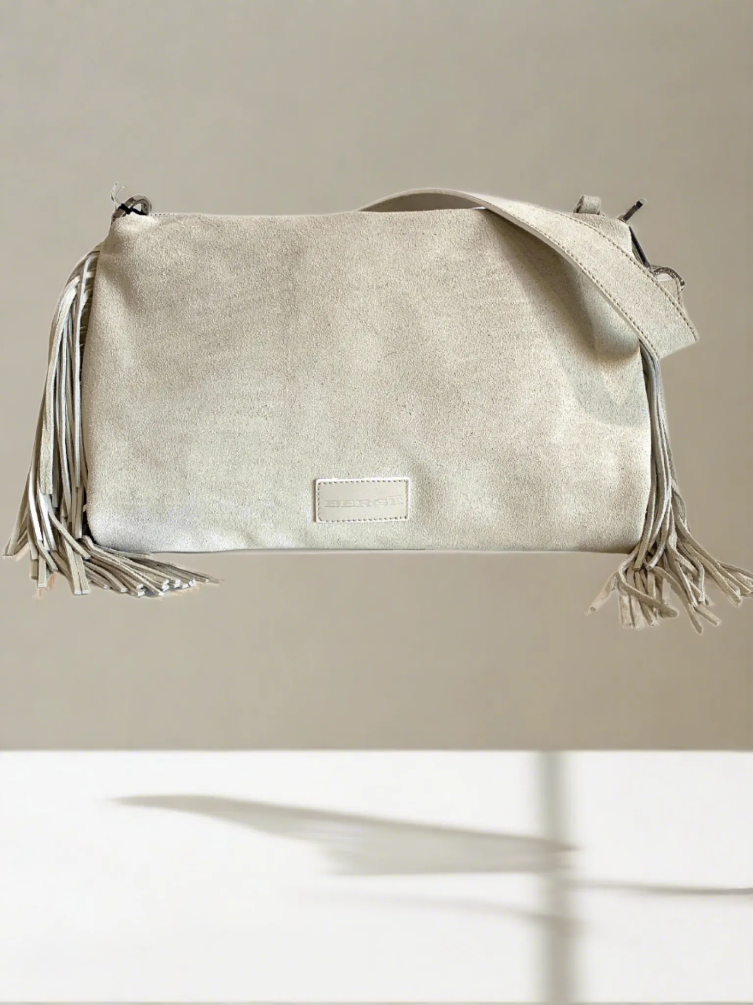 Miura Fringed Zip Top Bag