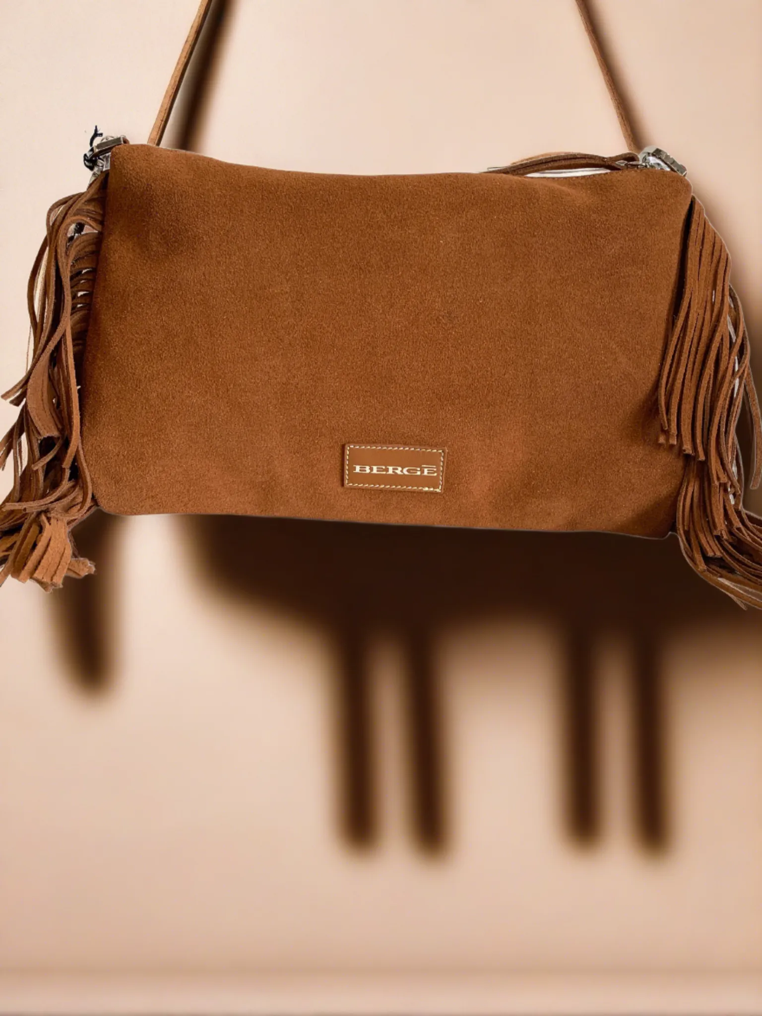 Miura Fringed Zip Top Bag