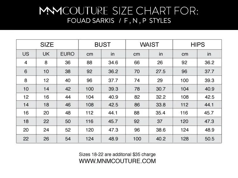 MNM COUTURE FOUAD SARKIS 2761 DRESS