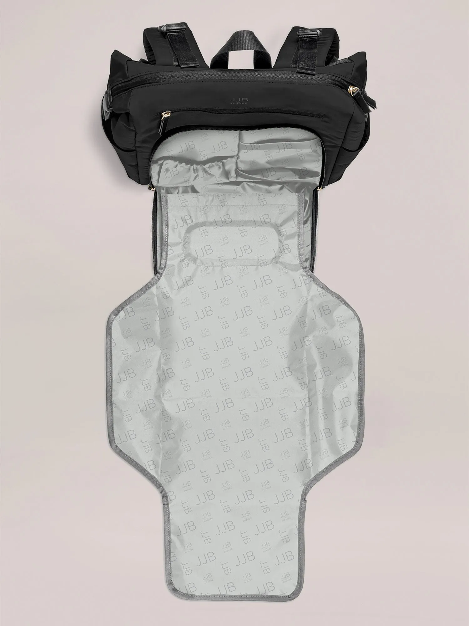 Modern Backpack Diaper Bag  | Black