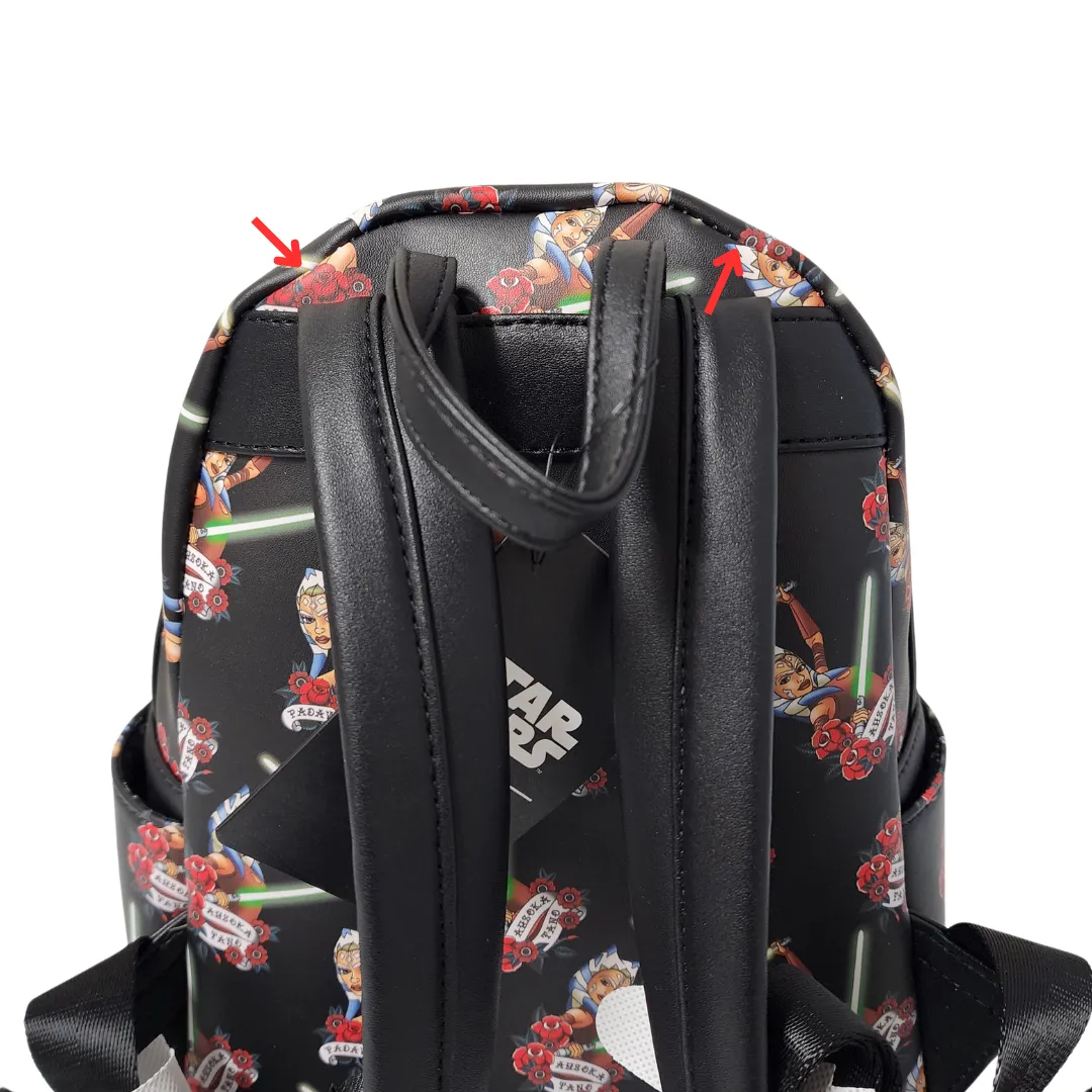 Modern Pinup Exclusive Loungefly Star Wars Ahsoka AOP Mini Backpack DEFECTIVES