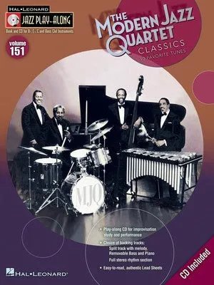MODERN QUARTET CLASSICS JAZZ PLAY ALONG BK/CD V1