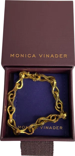 Monica Vinader Yellow Baguette Bracelet UK XS