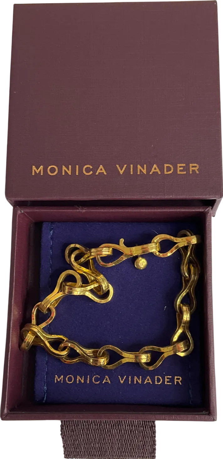 Monica Vinader Yellow Baguette Bracelet UK XS