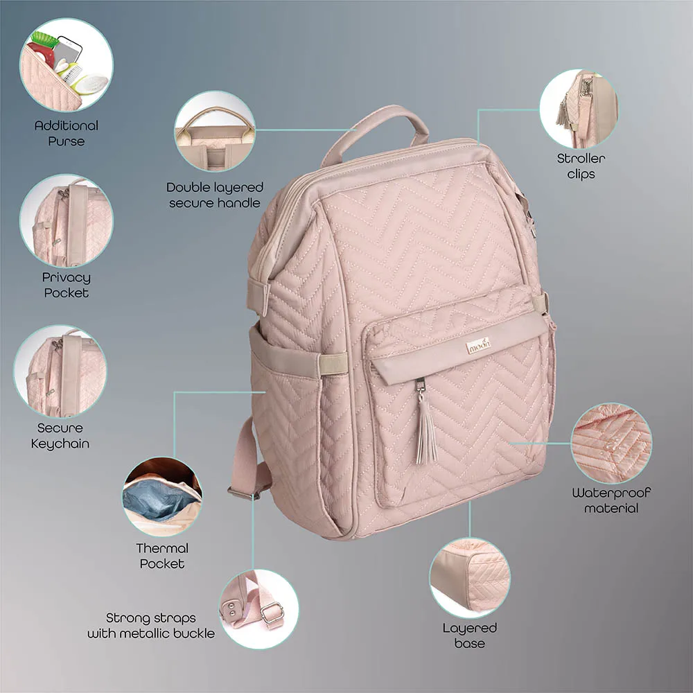 Moon - Elisa Diaper Backpack (Pink)