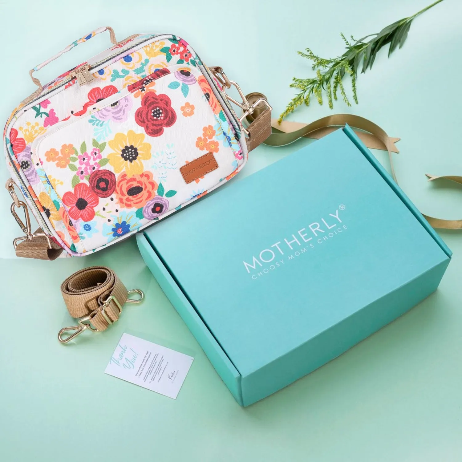 Motherly Mini Diaper Bag for Mothers for Travel | Small Maternity Handbag for Newborn Baby | Mothers Travelling Bag | Multiple Pockets Water Resistant Baby Bag I Hospital Bag for Moms (Unicorn Blue)