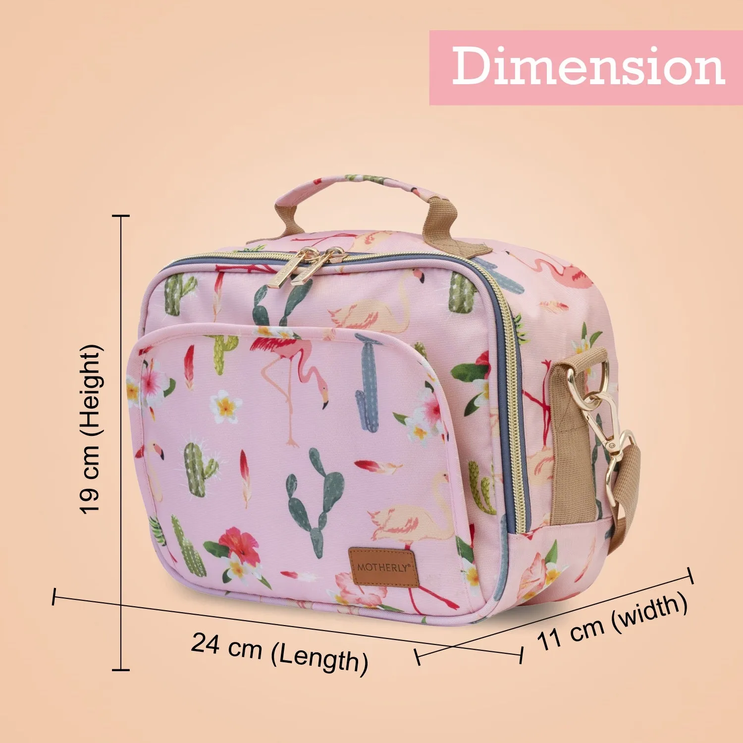 Motherly Mini Diaper Bag for Mothers for Travel | Small Maternity Handbag for Newborn Baby | Mothers Travelling Bag | Multiple Pockets Water Resistant Baby Bag I Hospital Bag for Moms (Unicorn Blue)
