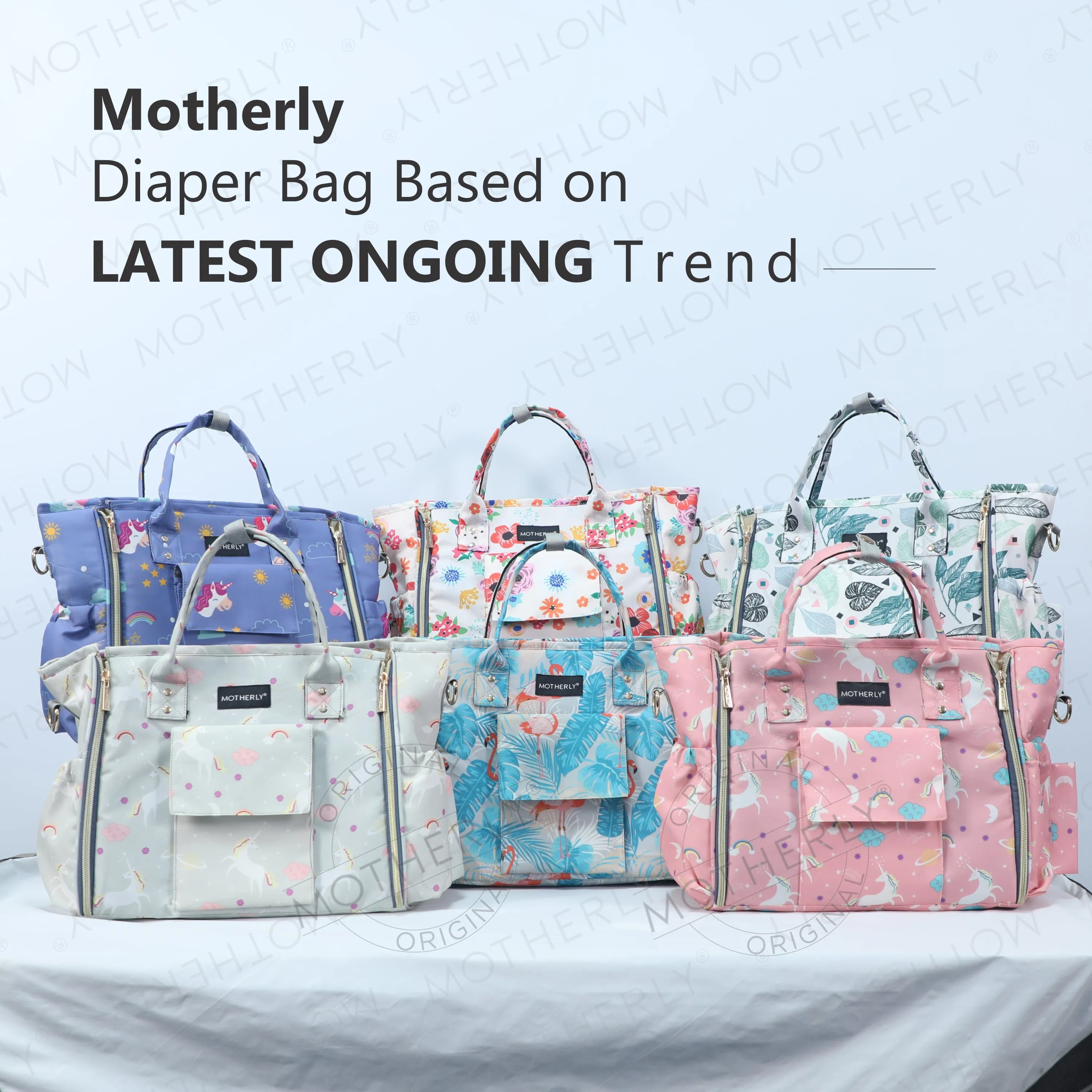 Motherly Womens Stylish Diaper Bag Mummy Bag Handbag