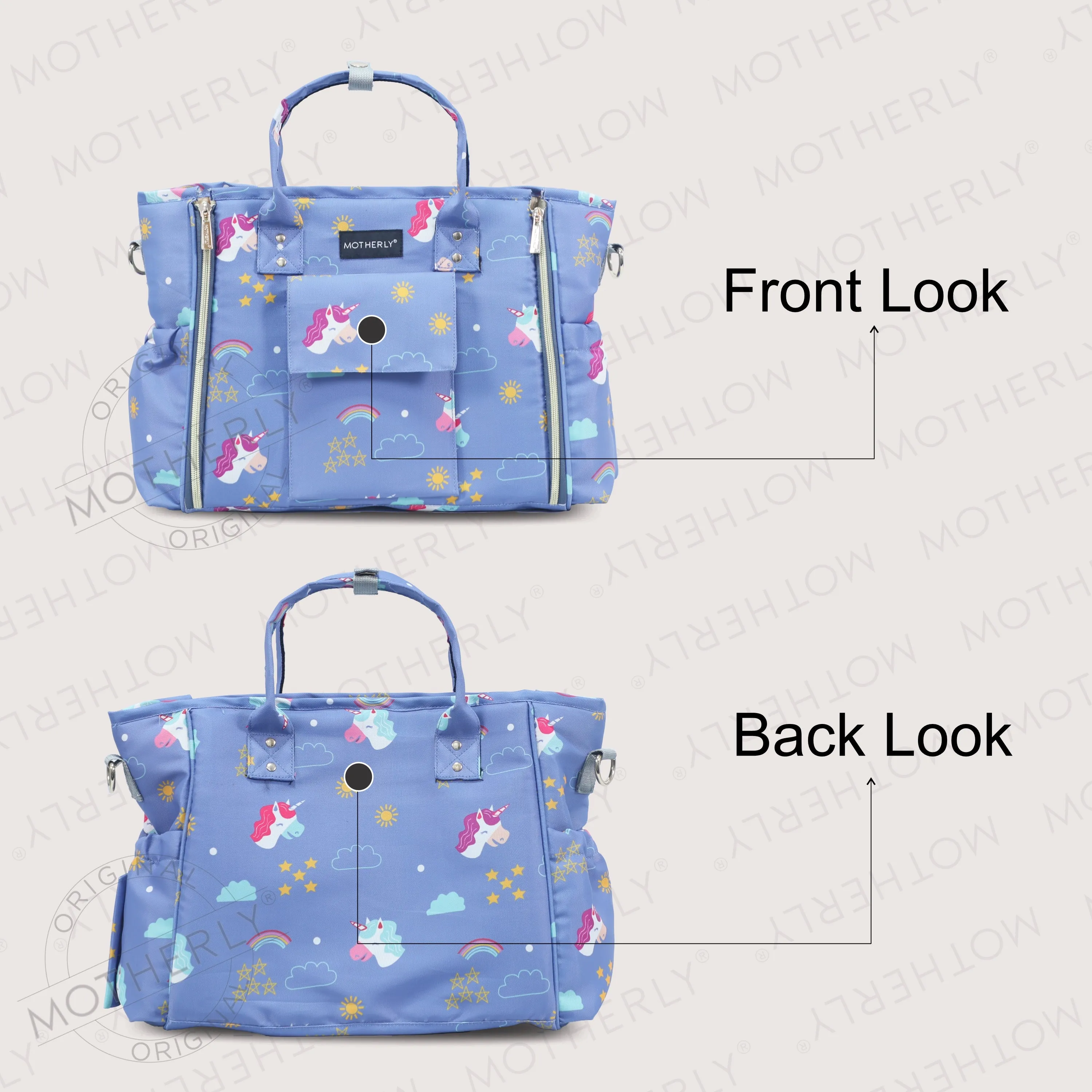 Motherly Womens Stylish Diaper Bag Mummy Bag Handbag
