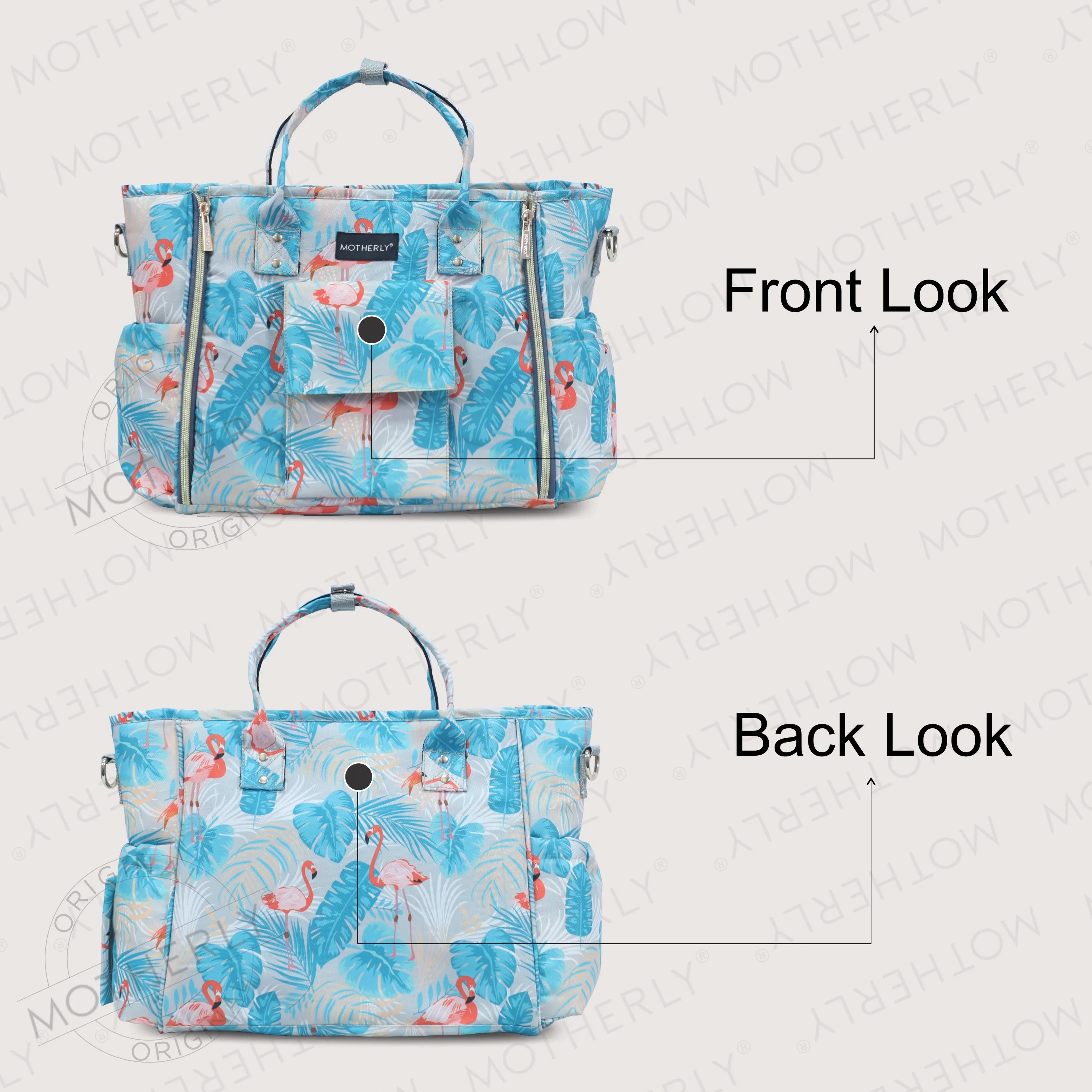 Motherly Womens Stylish Diaper Bag Mummy Bag Handbag