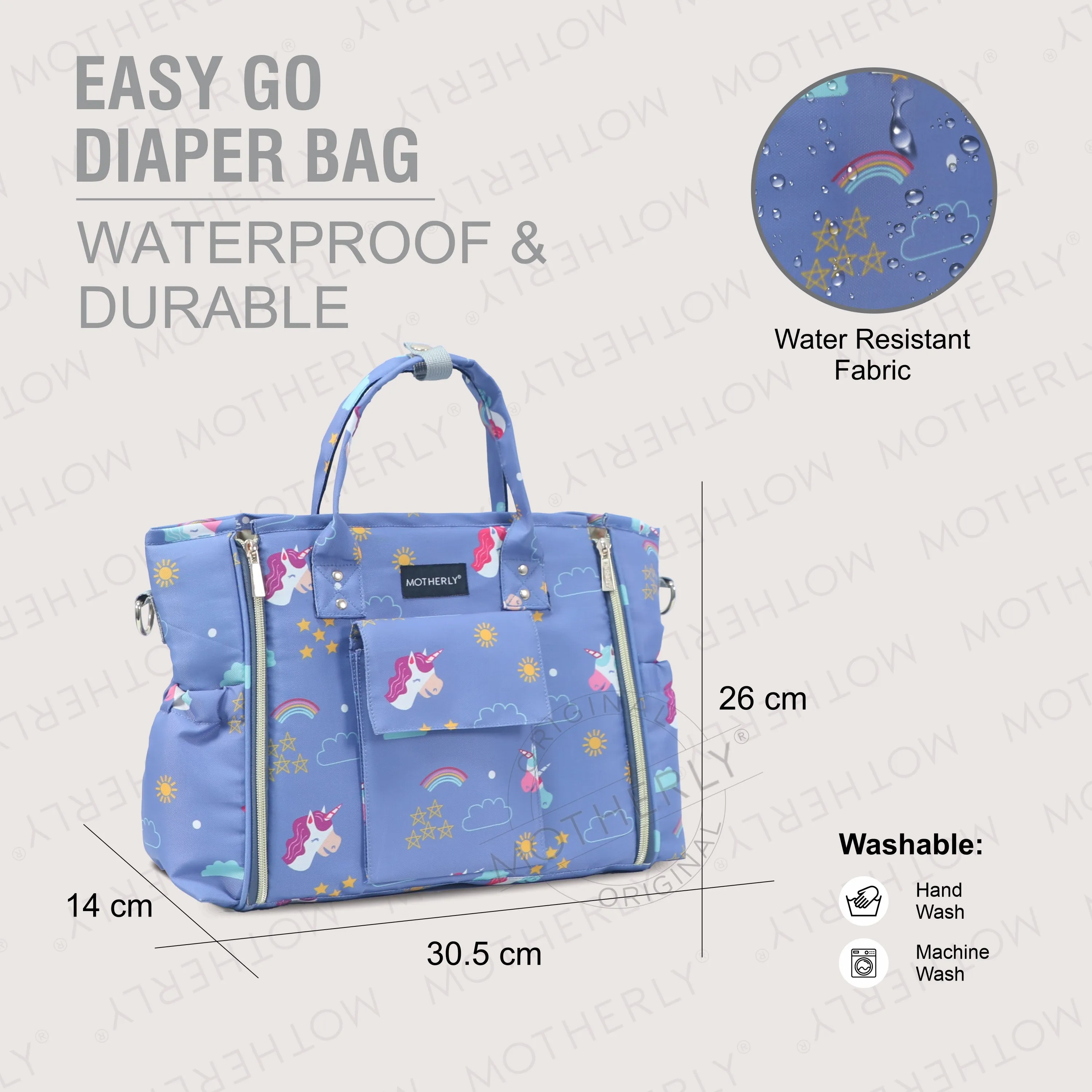 Motherly Womens Stylish Diaper Bag Mummy Bag Handbag