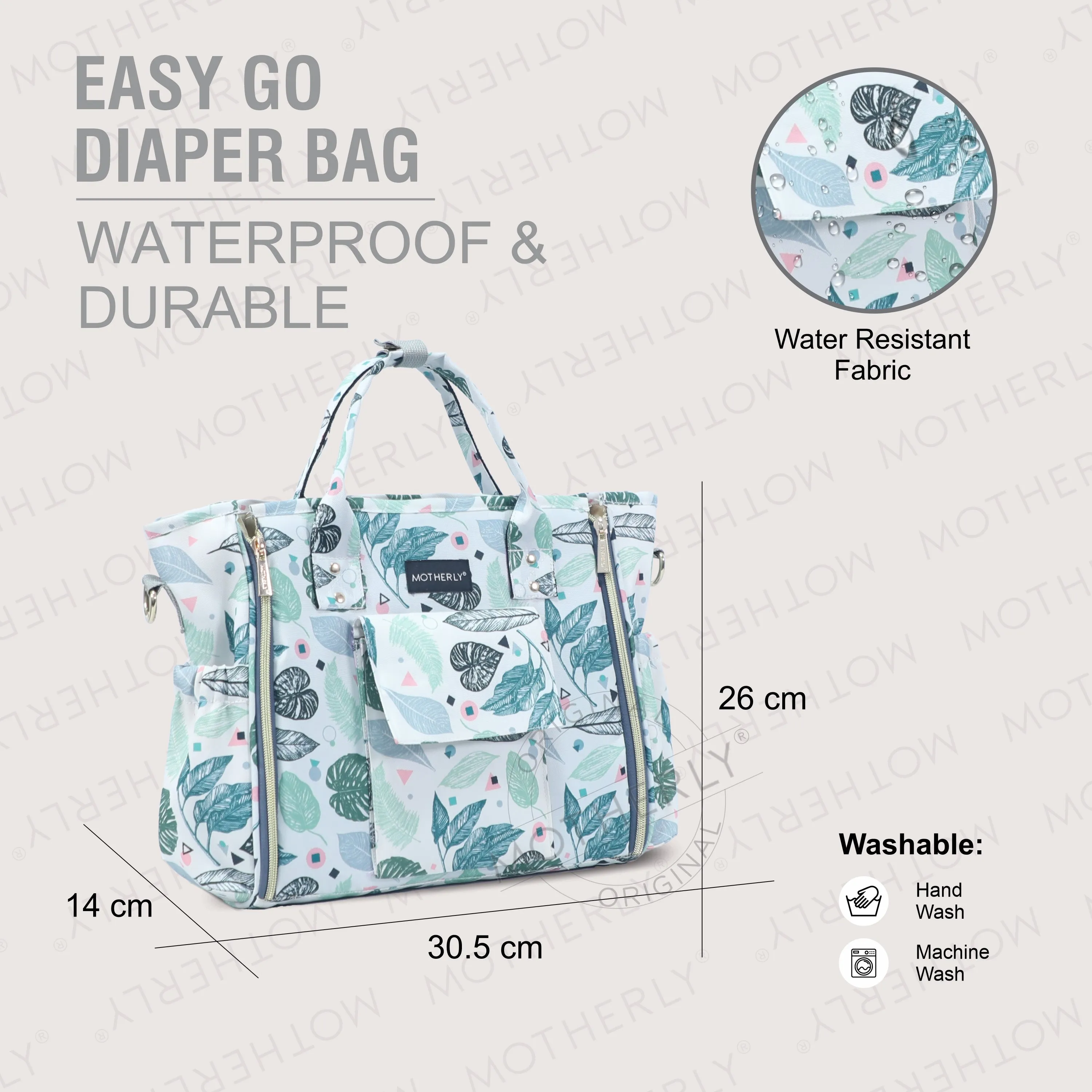 Motherly Womens Stylish Diaper Bag Mummy Bag Handbag