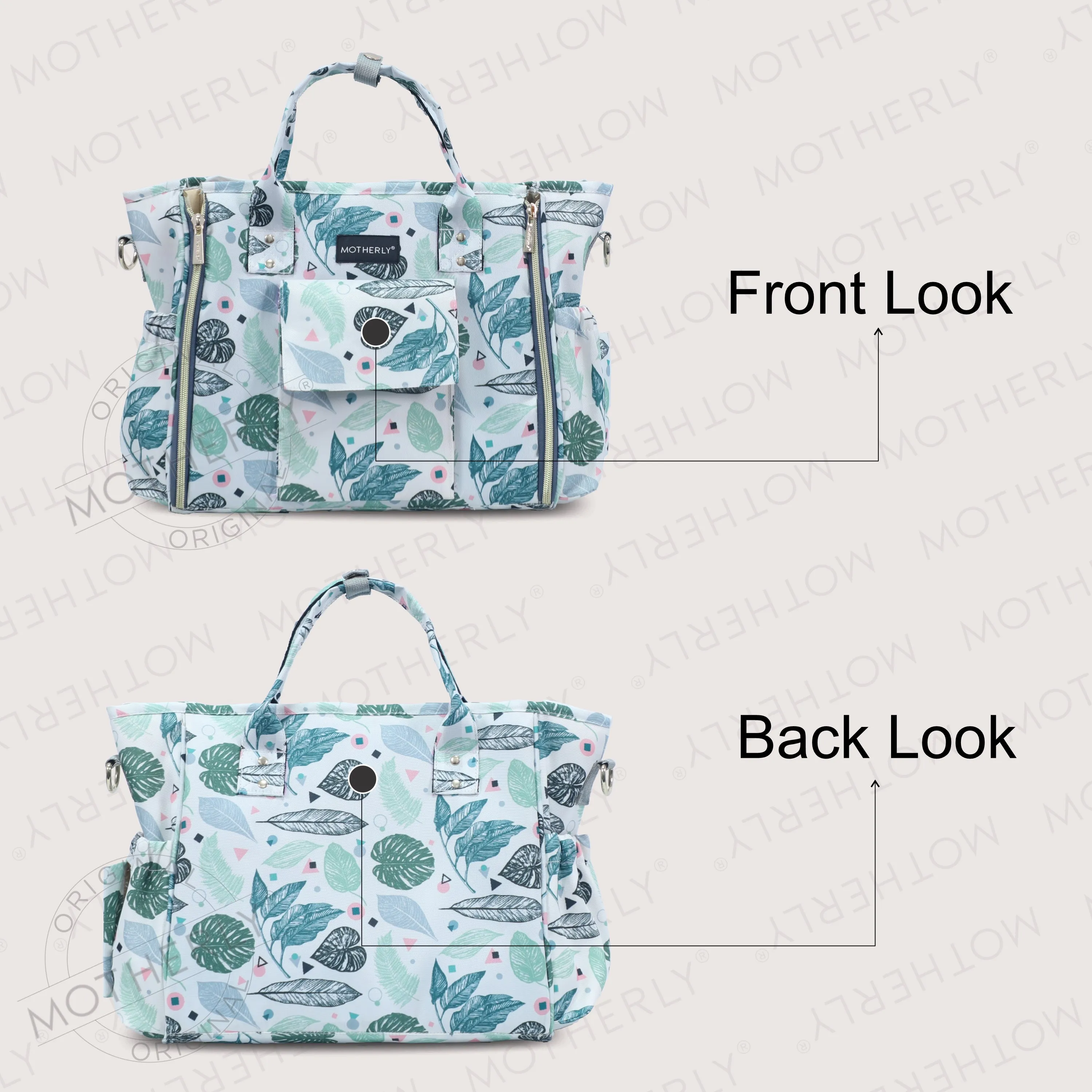 Motherly Womens Stylish Diaper Bag Mummy Bag Handbag
