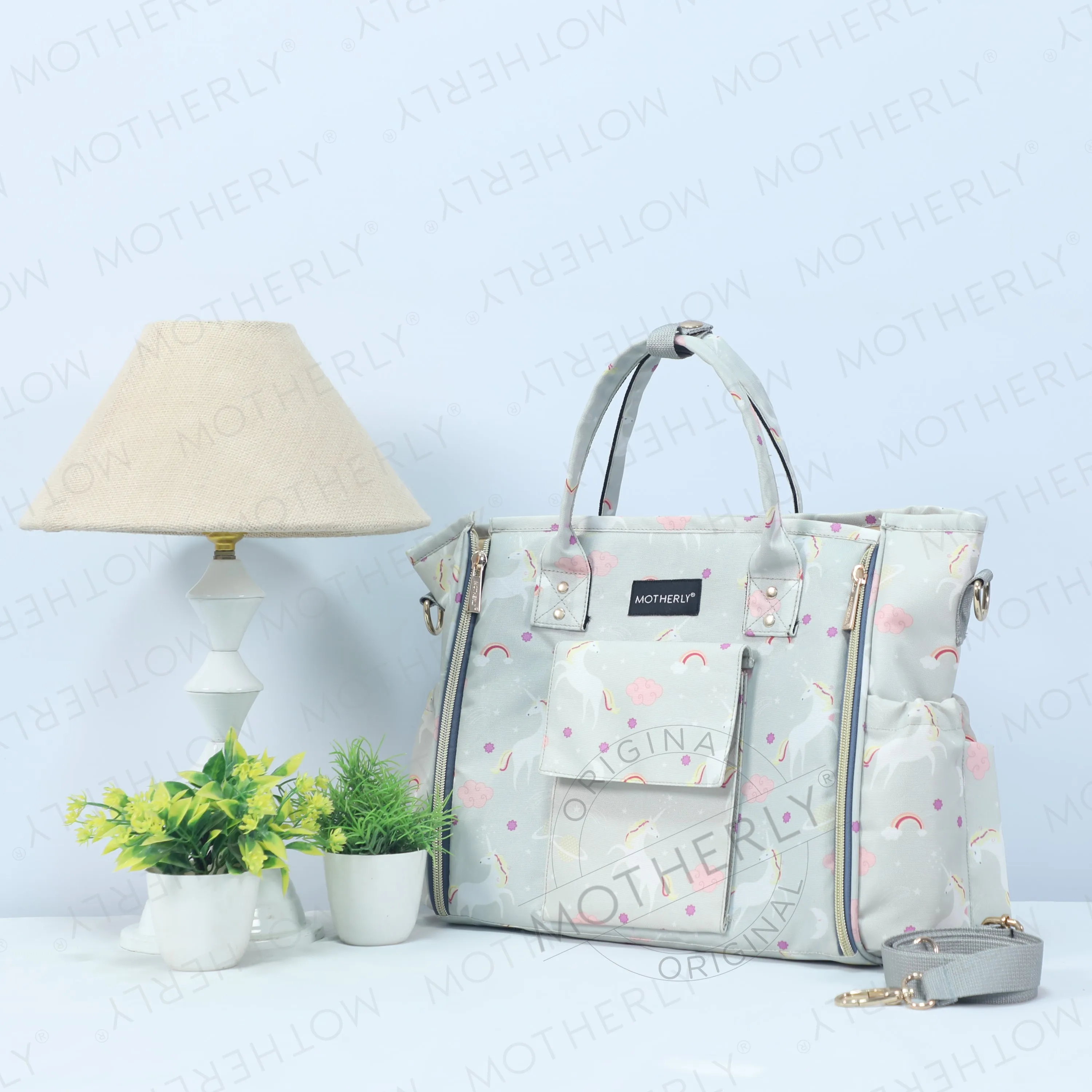 Motherly Womens Stylish Diaper Bag Mummy Bag Handbag
