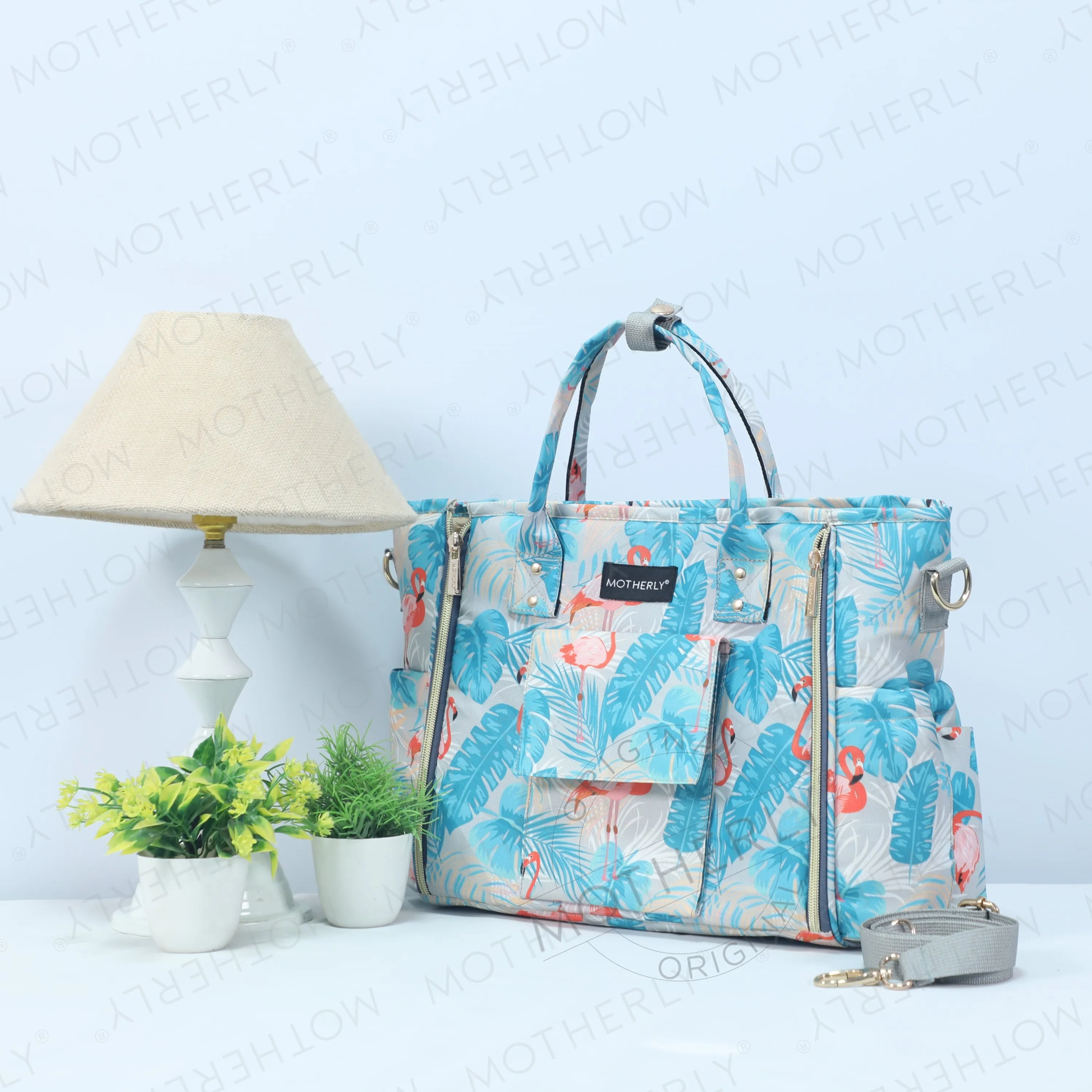 Motherly Womens Stylish Diaper Bag Mummy Bag Handbag