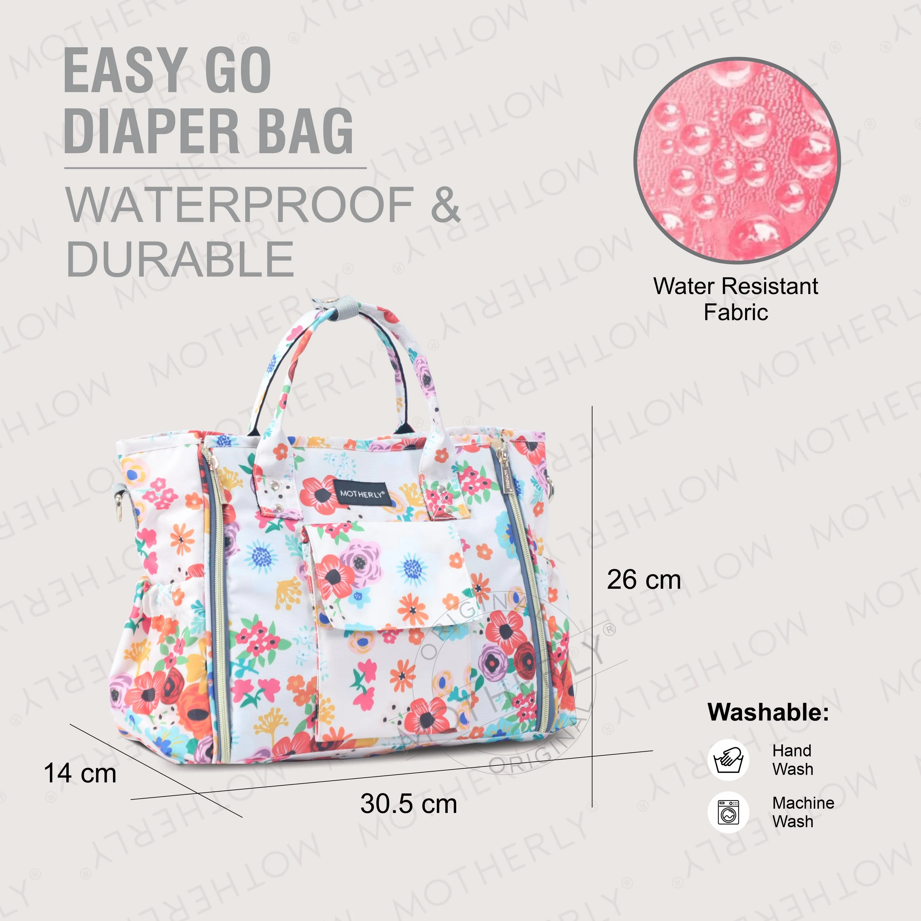 Motherly Womens Stylish Diaper Bag Mummy Bag Handbag