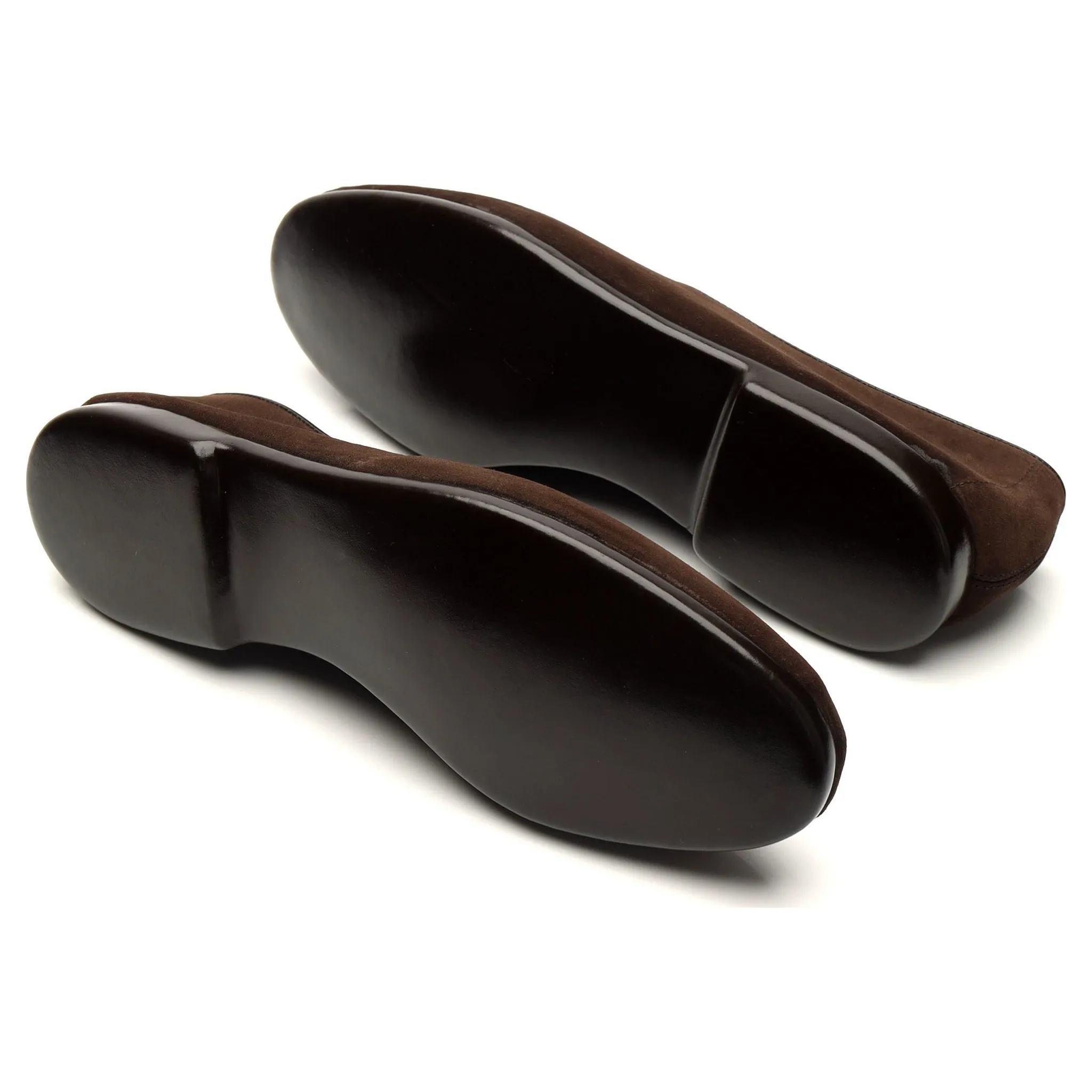 'Mr. Casual' Dark Brown Suede Slip On Belgian Loafers UK 9.5 US 10.5
