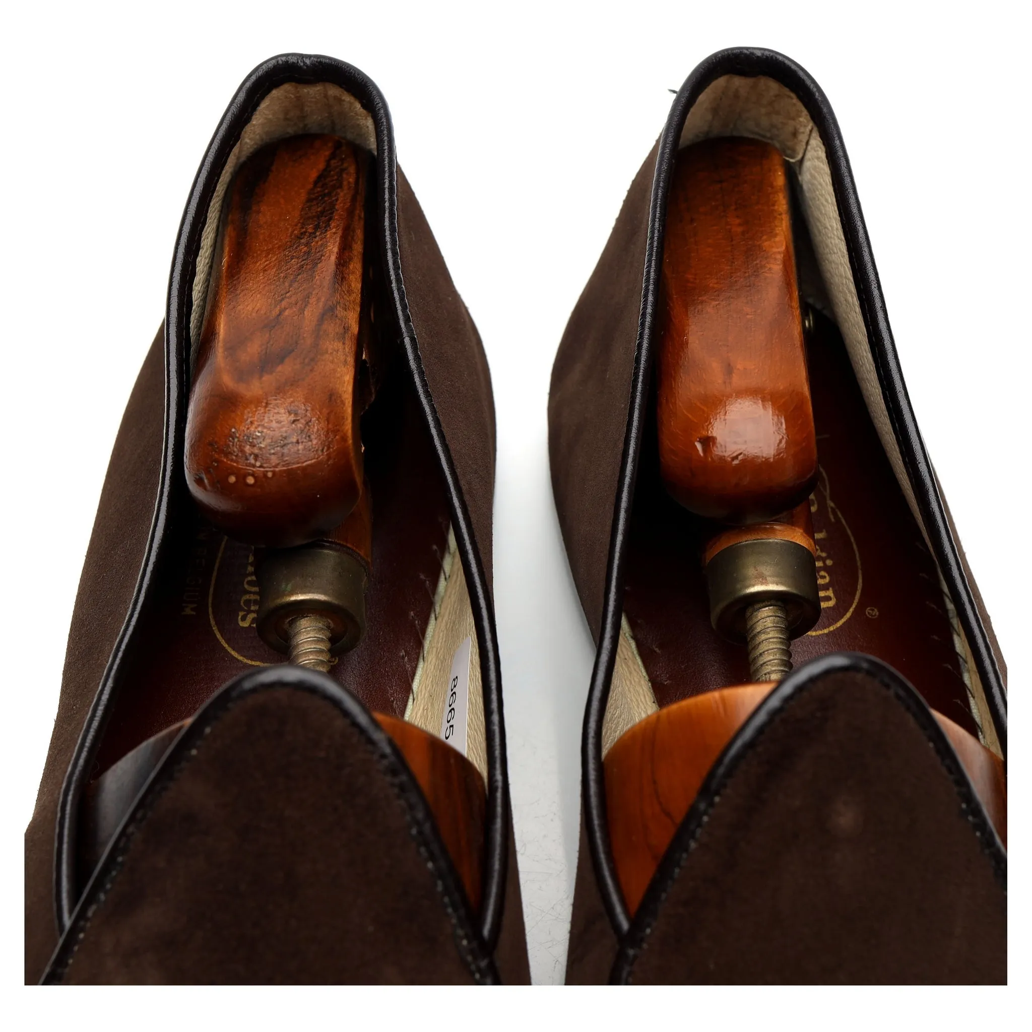 'Mr. Casual' Dark Brown Suede Slip On Belgian Loafers UK 9.5 US 10.5
