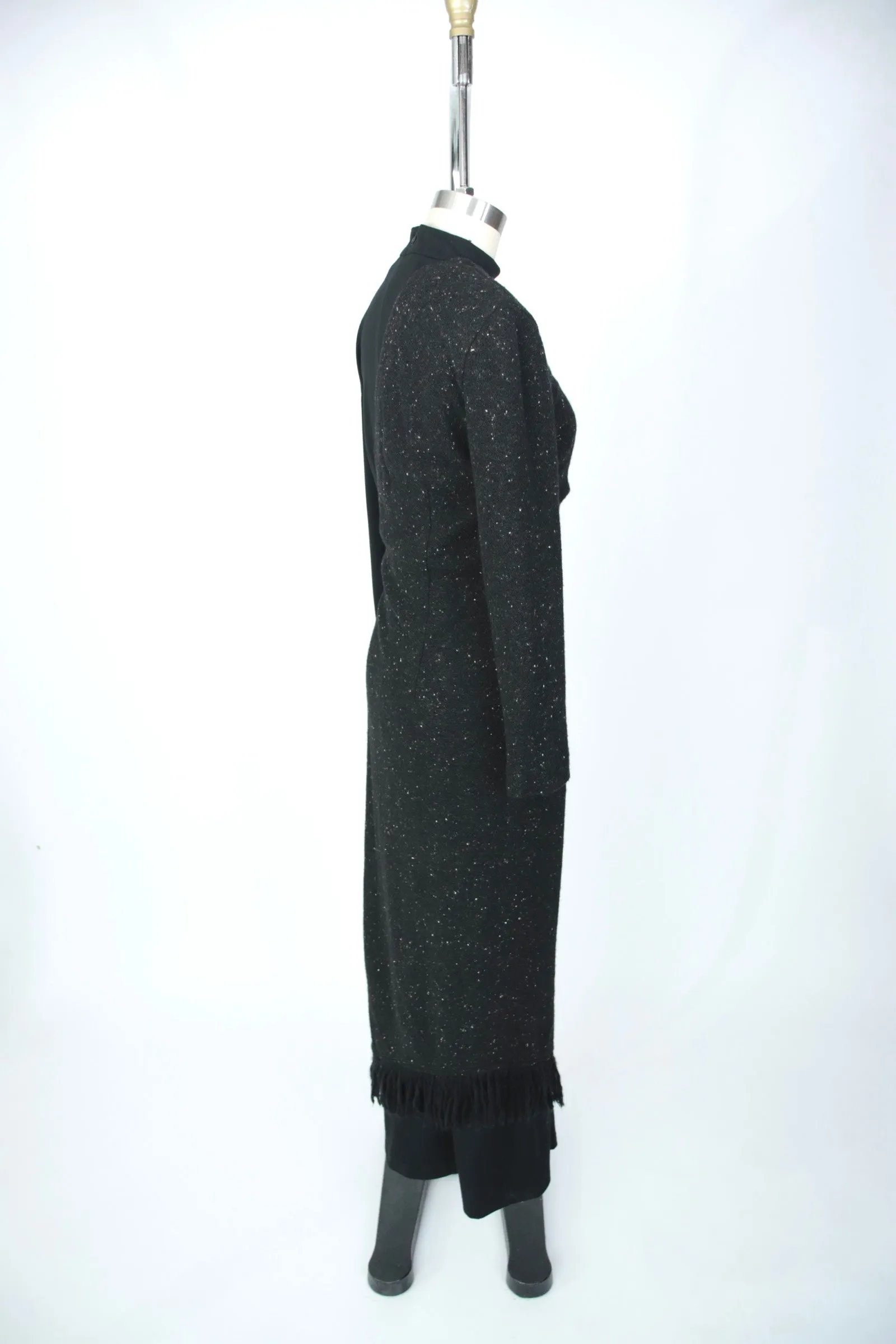 Mugler Wool Asymmetrical Wrap Dress*