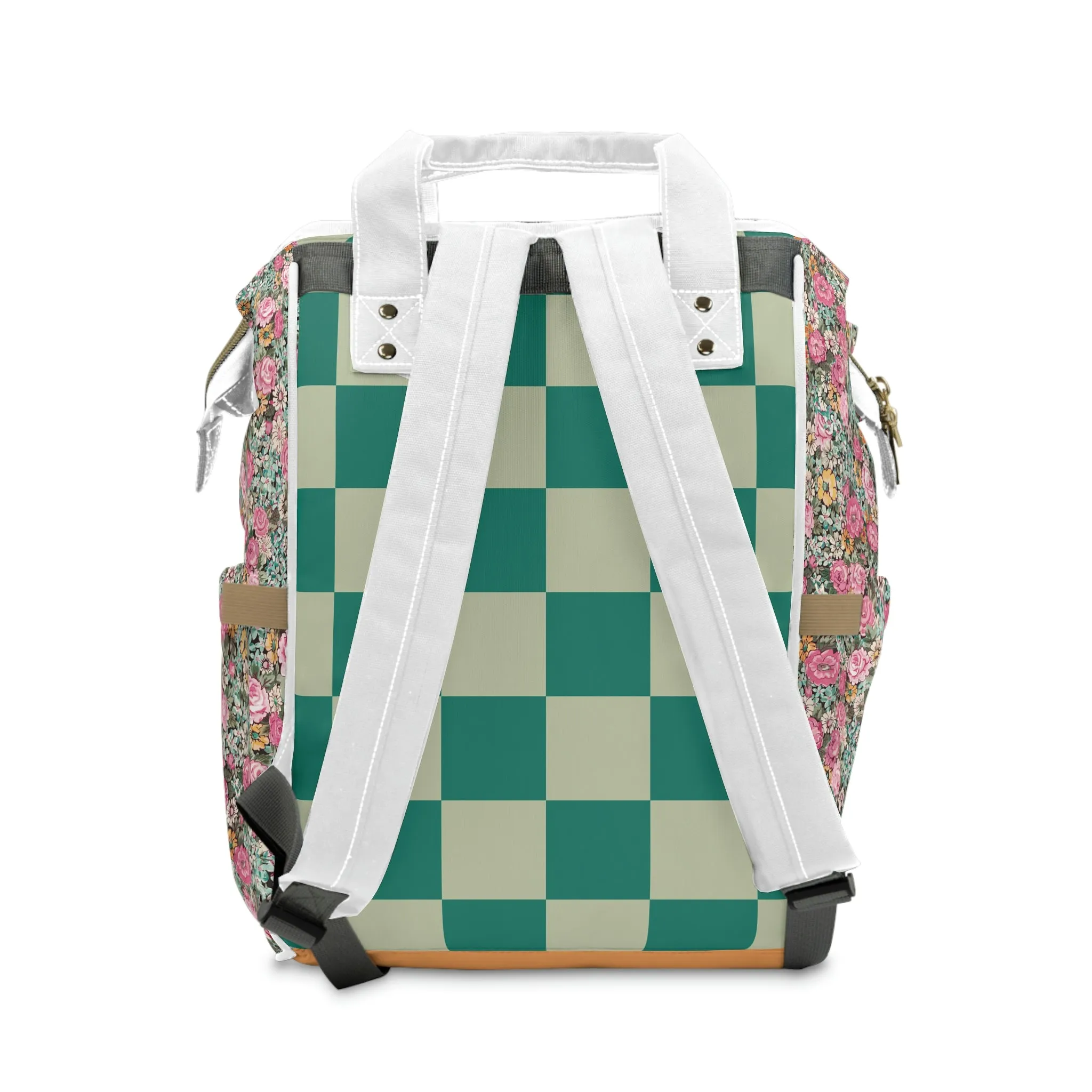 Multifunctional Diaper Backpack / Turquoise front