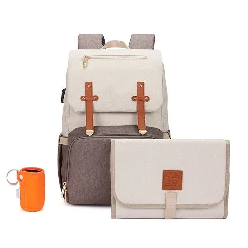 Multifunctional diaper organizer bag