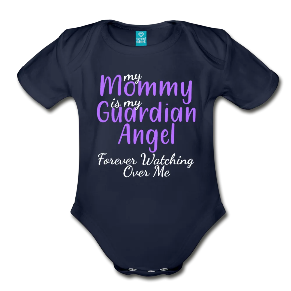 My Mommy 1 Organic Short Sleeve Baby Bodysuit