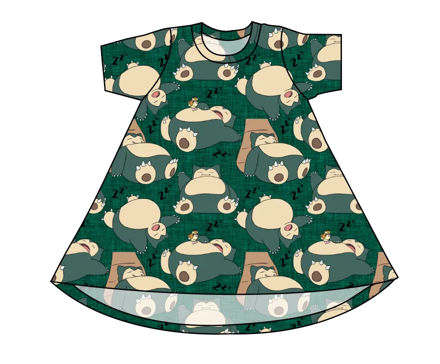 Nap Time Basic T-Shirt Dress