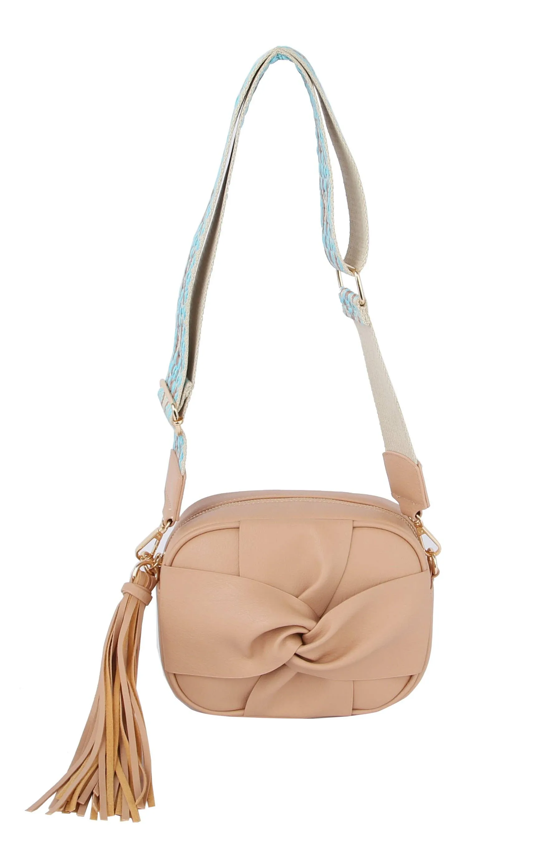 Nataly Front Knot Crossbody in Lavender