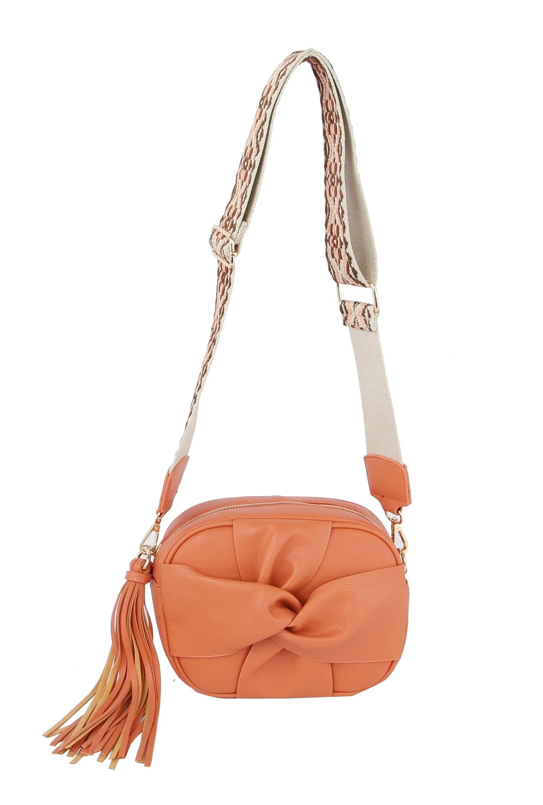 Nataly Front Knot Crossbody in Lavender