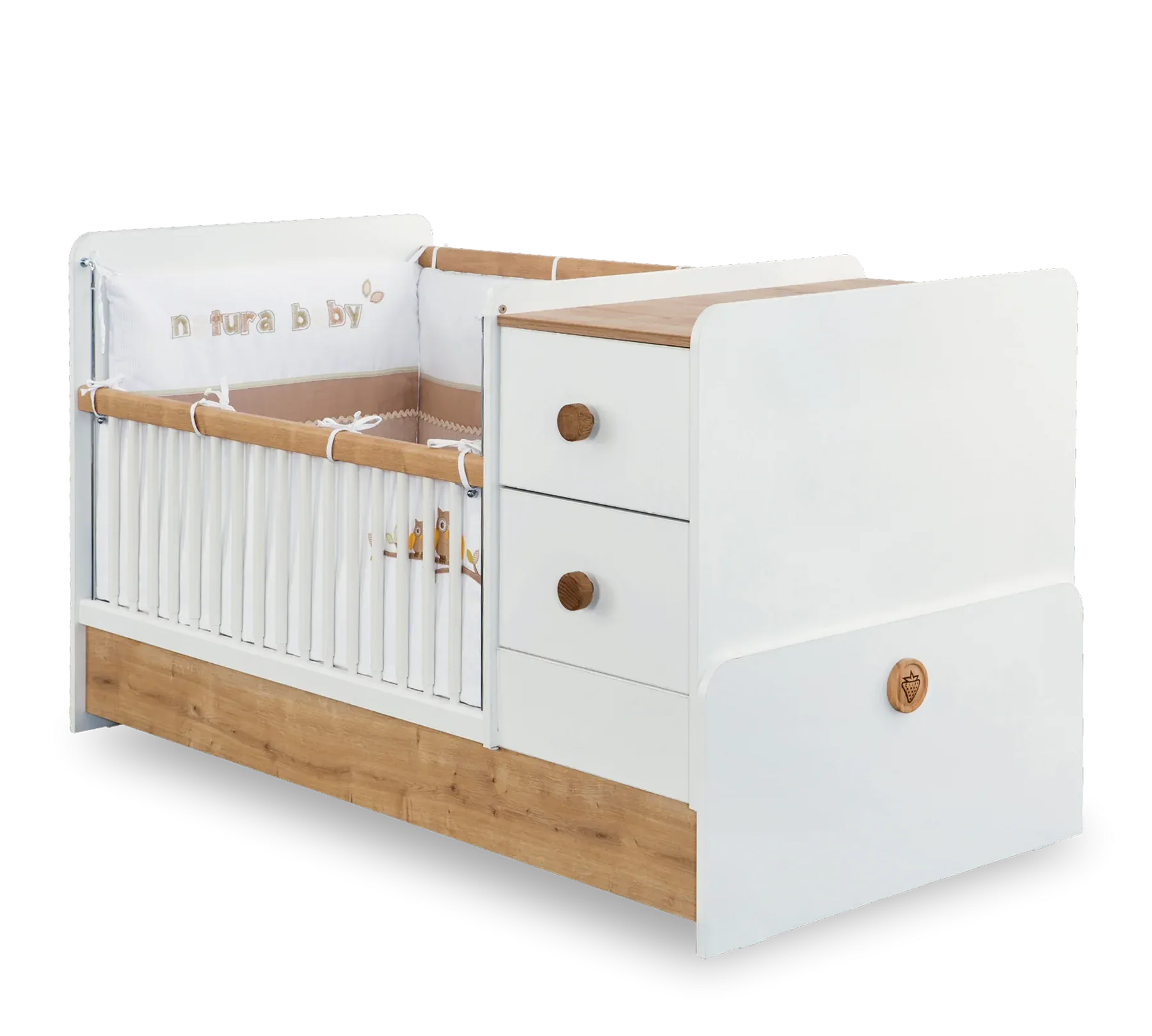 NATURA BABY ST CONVERTIBLE BABY BED (75x160 cm)