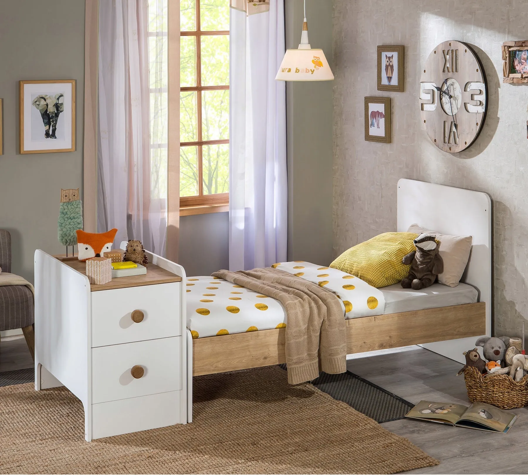 NATURA BABY ST CONVERTIBLE BABY BED (75x160 cm)