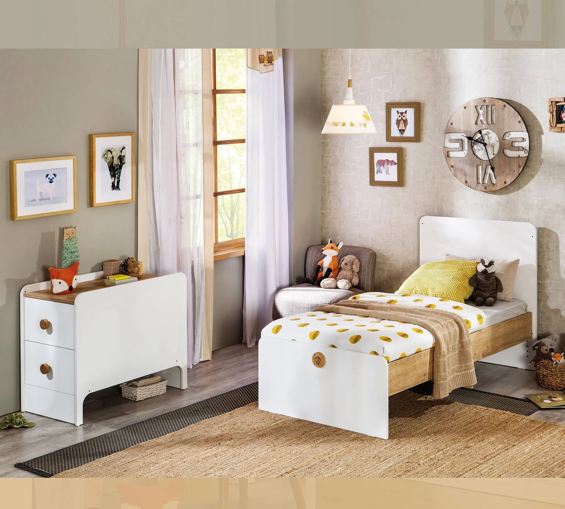 NATURA BABY ST CONVERTIBLE BABY BED (75x160 cm)