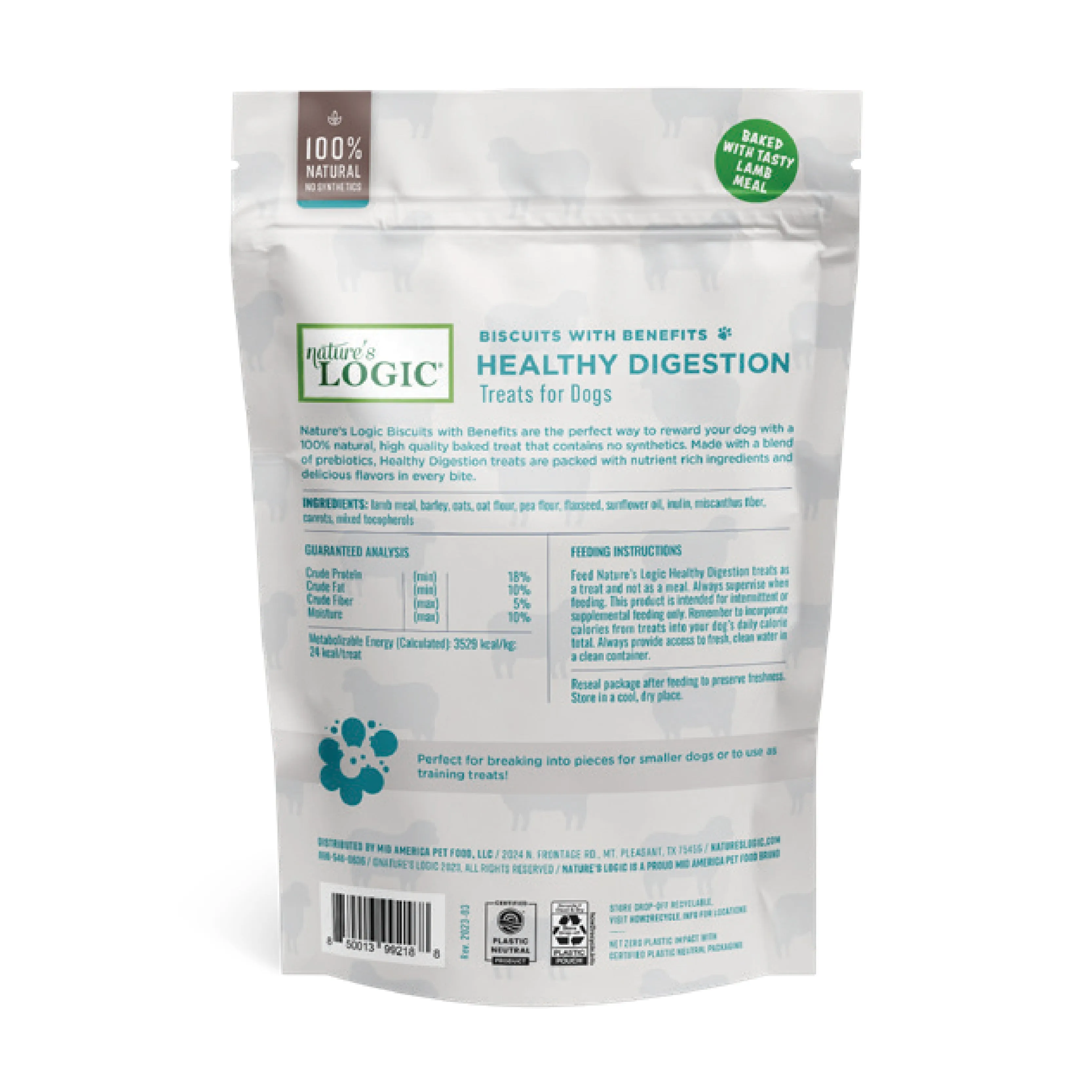 Nature's Logic - Healthy Digestion Treat (Lamb) - 12oz
