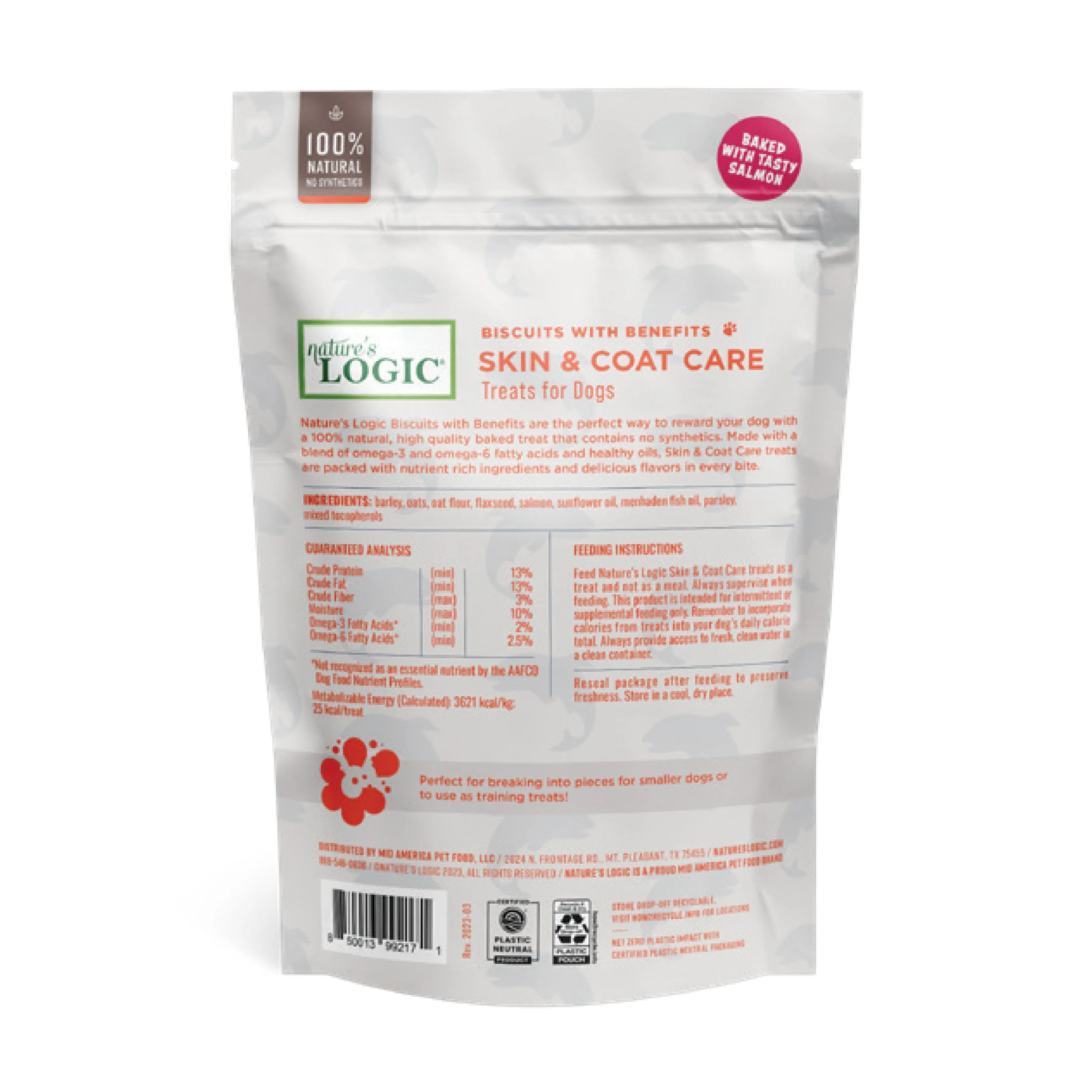Nature's Logic - Skin & Coat Care Treat (Salmon) - 12oz