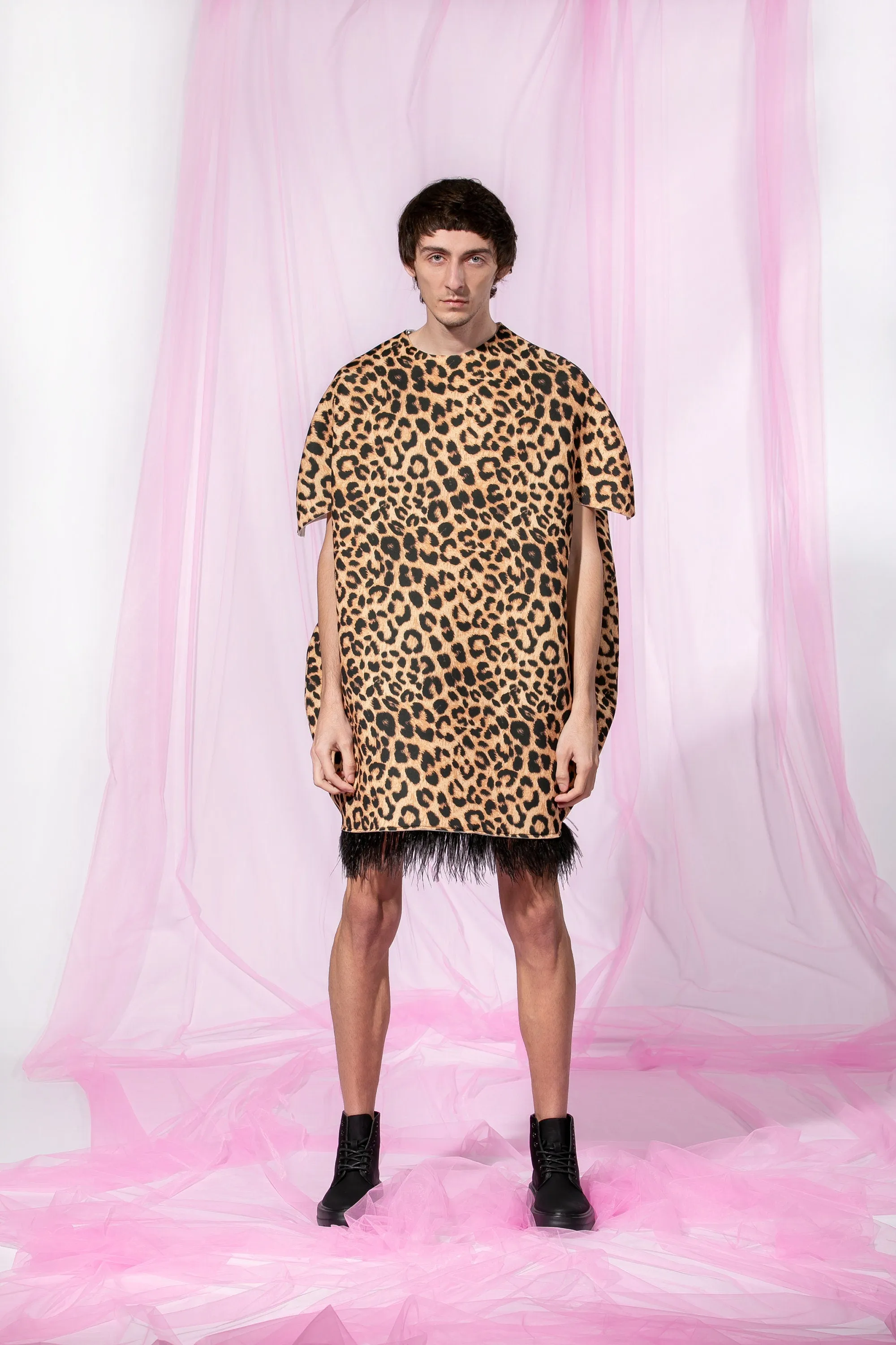 Neoprene Animal Print Dress