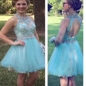 New Arrival simple open backs unique style sexy cocktail homecoming prom dresses, TYP0132