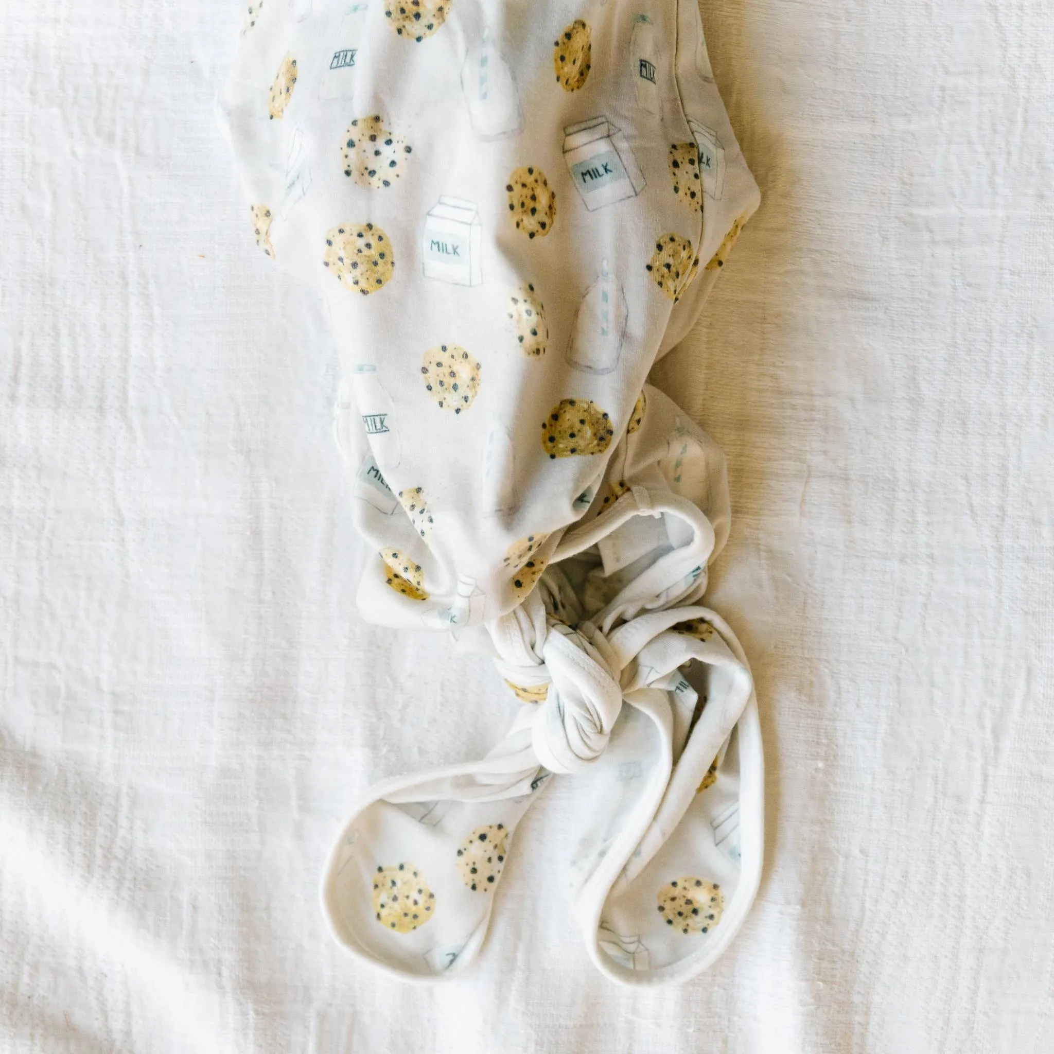 Newborn Knotted Gown - Chip