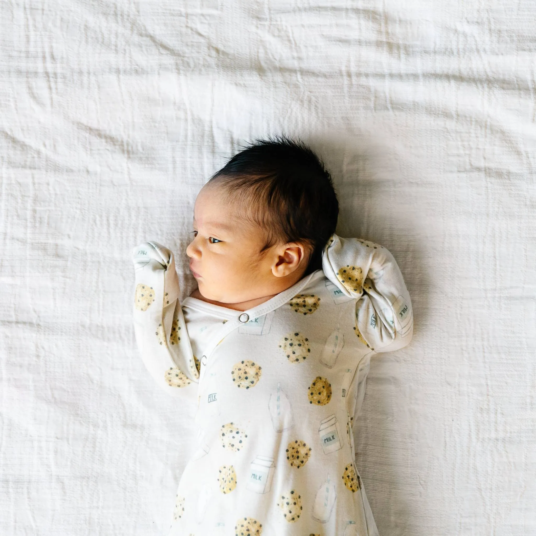 Newborn Knotted Gown - Chip