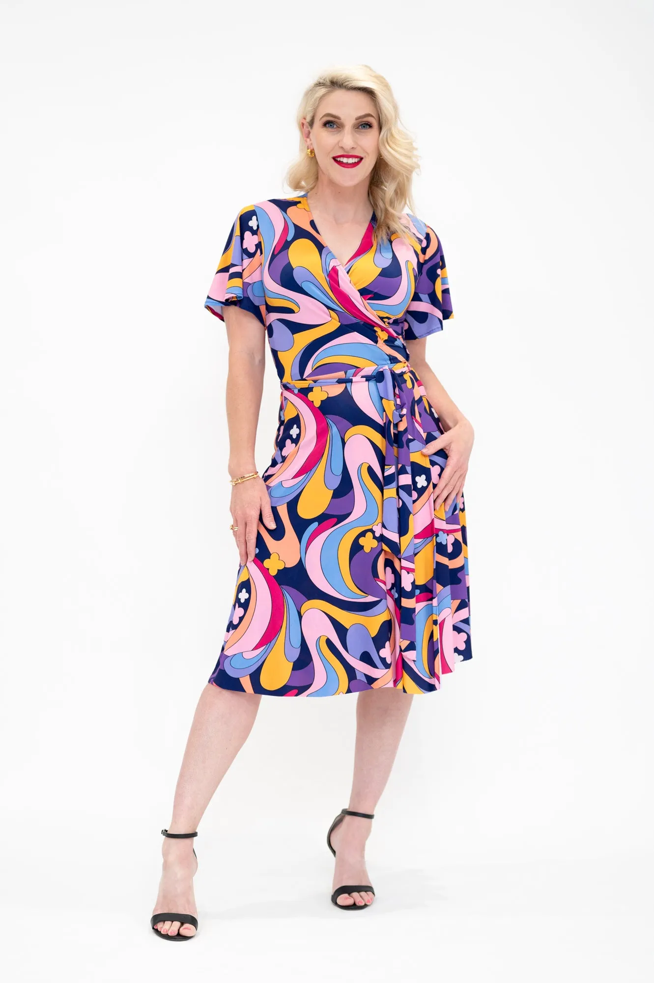 Night Sky - Wrap Dress