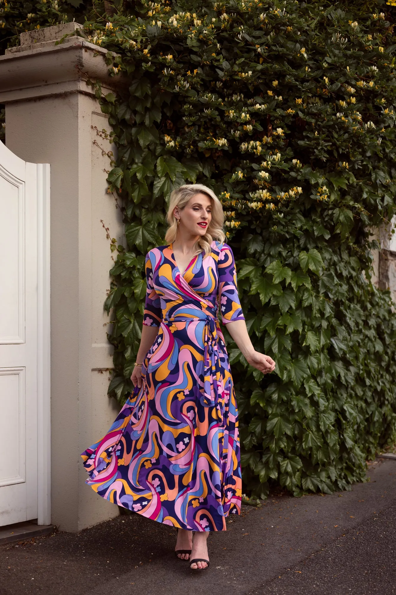 Night Sky - Wrap Dress