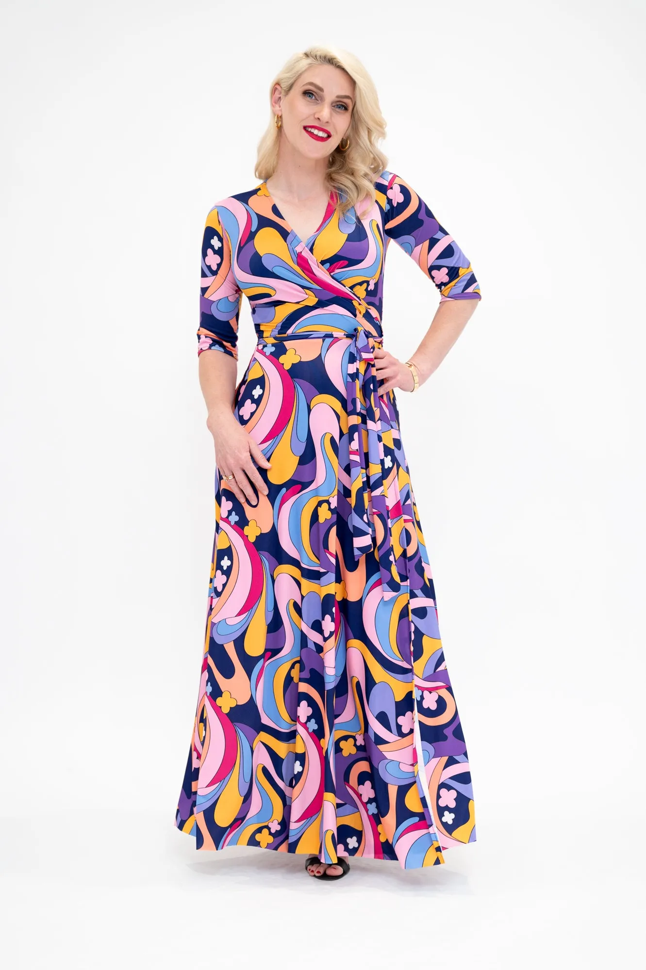 Night Sky - Wrap Dress