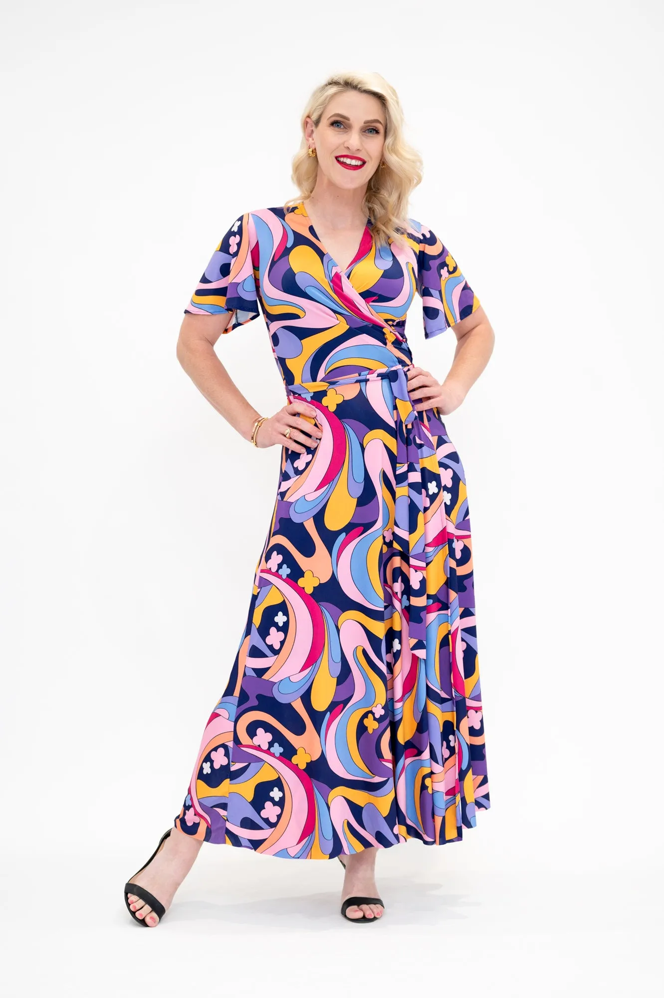 Night Sky - Wrap Dress