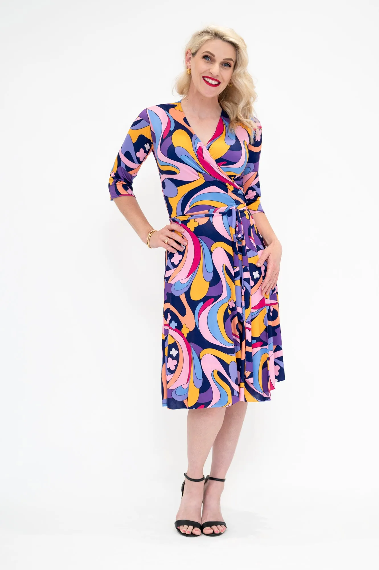 Night Sky - Wrap Dress
