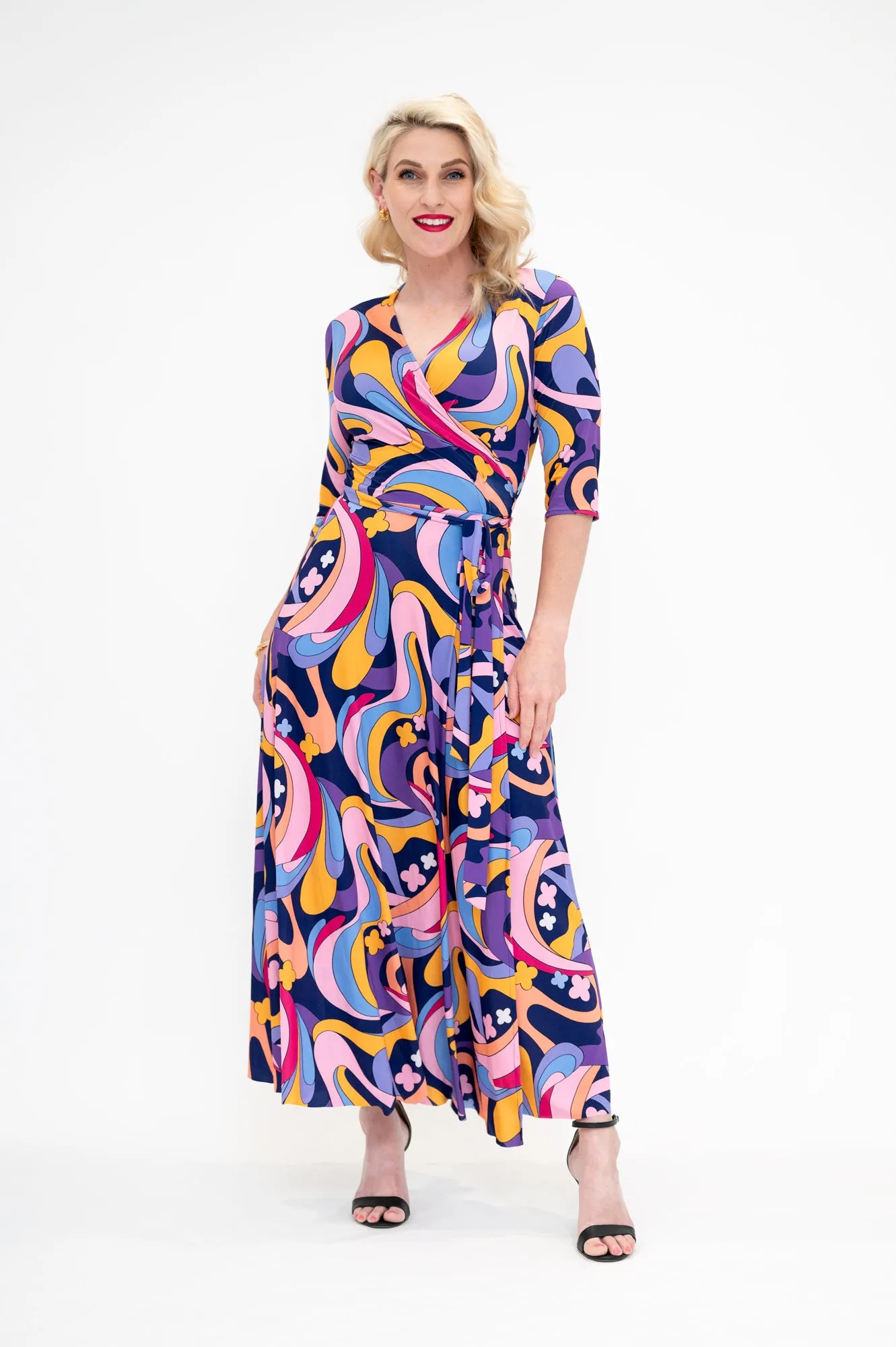Night Sky - Wrap Dress