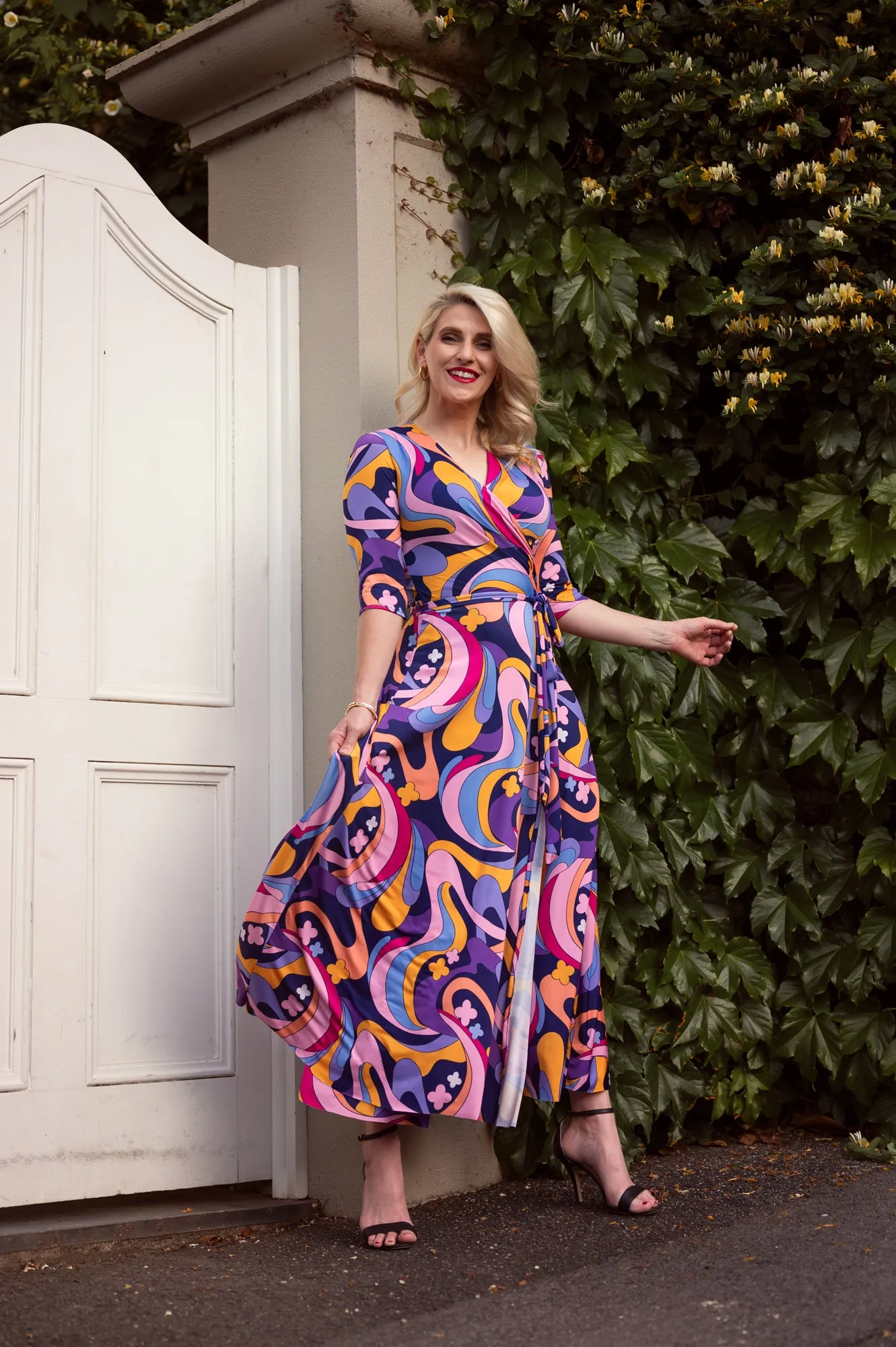 Night Sky - Wrap Dress
