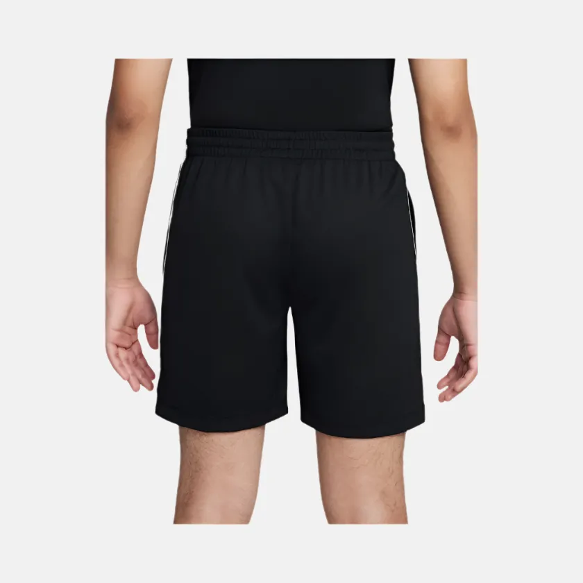 Nike Multi Older Kid's Boy Dri-FIT Shorts -Black/White