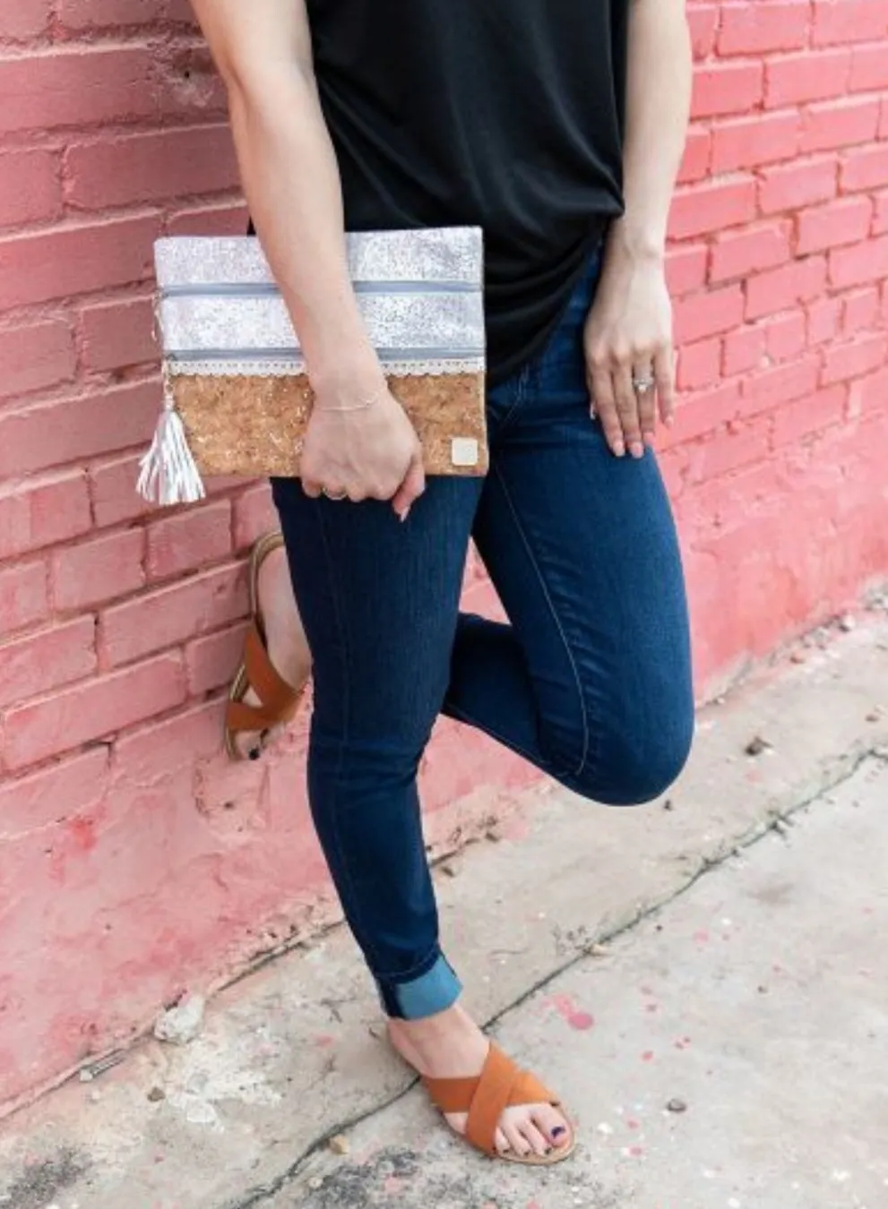 No Place Like Chrome Double Zipper Versi Bag