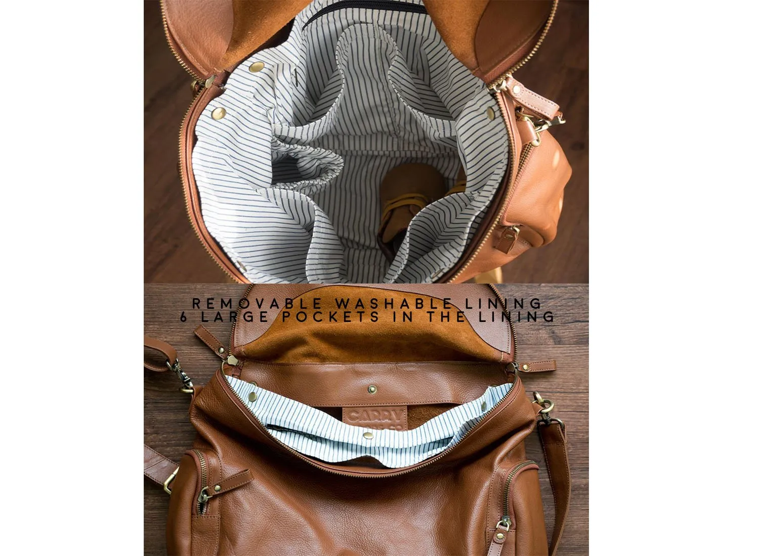 Noa Convertible Bucket Bag in Midnight Navy Blue