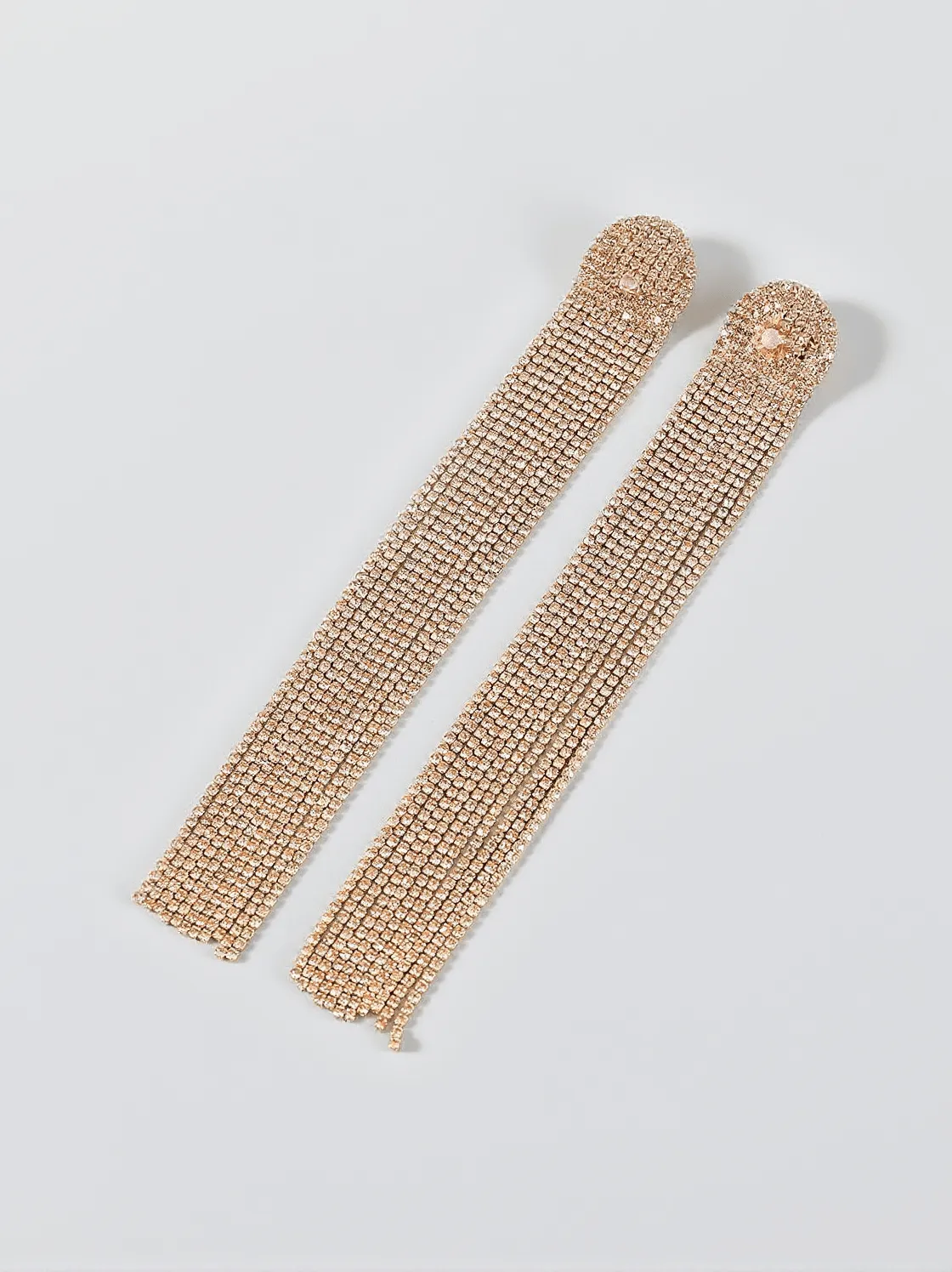 Nola Multi Diamante Tassel Earrings