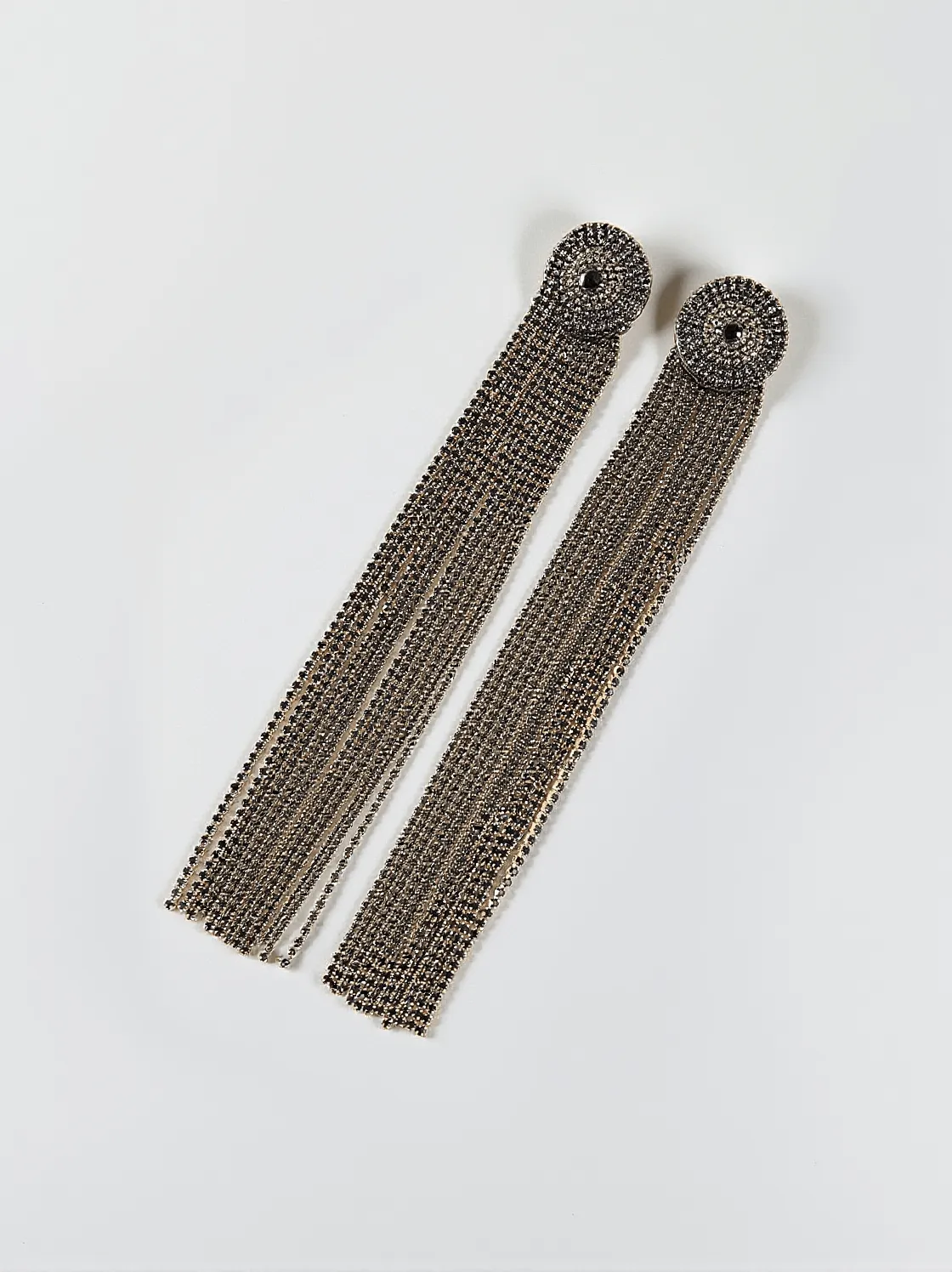 Nola Multi Diamante Tassel Earrings